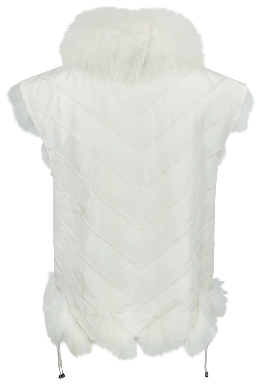 Luxury Diomi Fox Fur Vest for Women - Soft & Warm Winter Fashion - Perfect for Parties, Weddings & Cold Weather Outfits