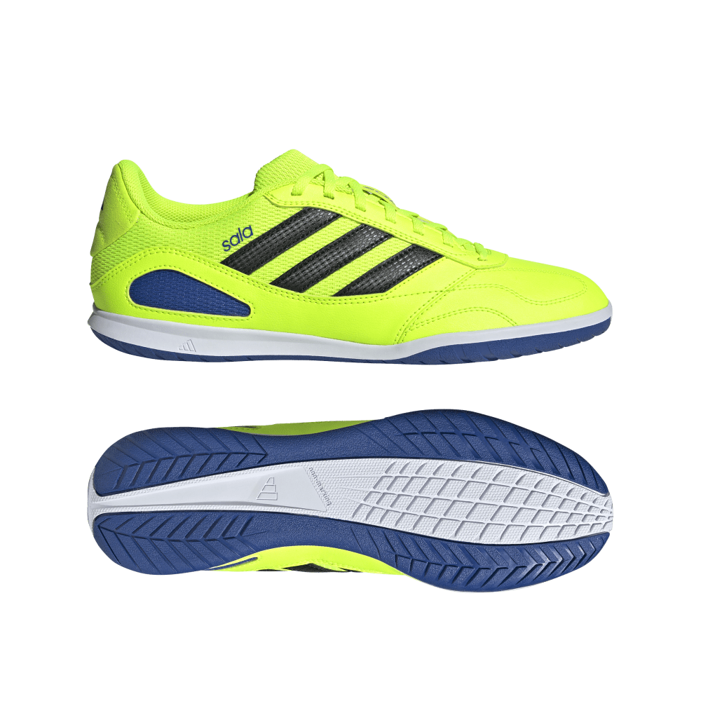 Adidas Super Sala Competition III Indoor Soccer Shoes for Men - Lucid Lemon/Core Black/Cloud White - Perfect for Futsal, Indoor Training & Competitive Play