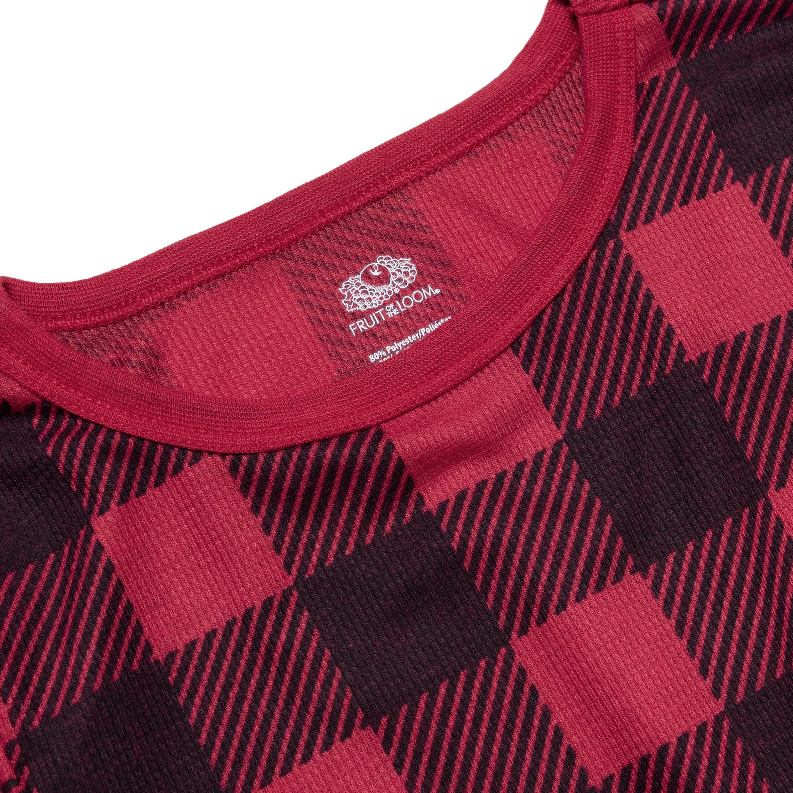 Fruit of the Loom Boys' Premium Thermal Waffle Underwear Set - 3-Pack Cotton Blend Long Johns for Winter Warmth - Perfect for Cold Weather, Outdoor Activities & Layering Under Clothes