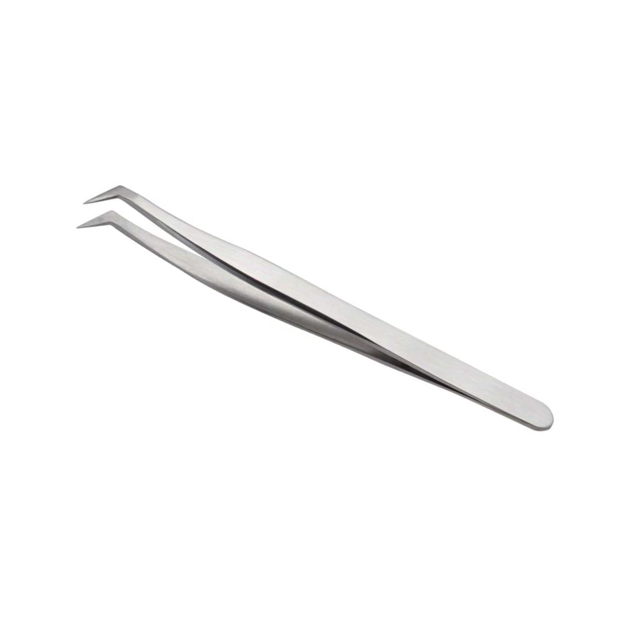 Premium Stainless Steel Eyelash Extension Tweezers - Professional Lash Clip Applicator for False Eyelash Grafting | Perfect for Salon, Home Use & DIY Lash Extensions