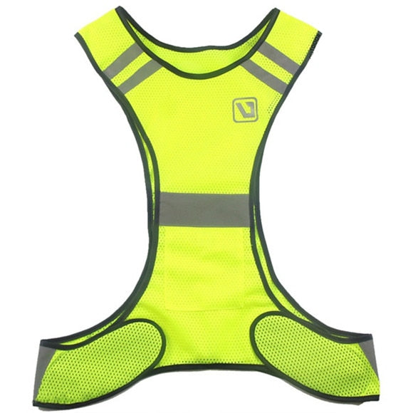 USB Rechargeable LED Safety Vest - Adjustable Reflective Running & Cycling Vest for Night Visibility - Perfect for Jogging, Biking, Construction Work & Outdoor Activities