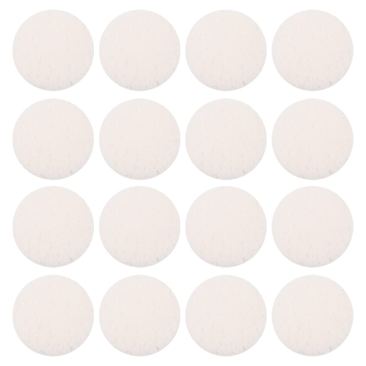 FRCOLOR 40pcs Round Makeup Sponges - Soft Cosmetic Puff for Foundation, Powder & Blending | Gentle Makeup Remover & Beauty Application Tools | Perfect for Daily Makeup, Travel & Professional Use