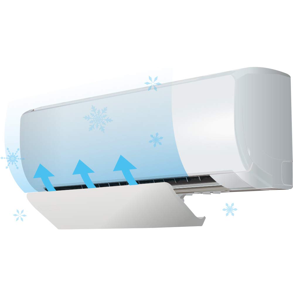 Smart Pro Original Air Deflector - White | Universal AC Vent Deflector for Home & Office | Improve Airflow & Energy Efficiency