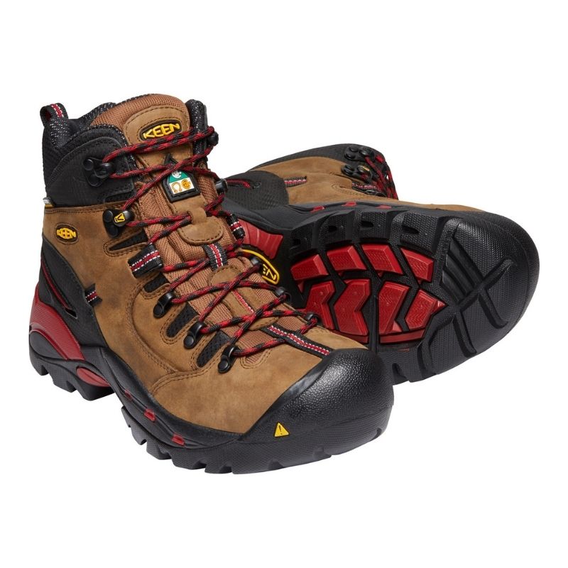 Keen Hamilton 1020096 Men's Size 6 Waterproof Composite Toe Hiking Work Boots - OSHA Approved Safety Shoes for Construction & Outdoor Work