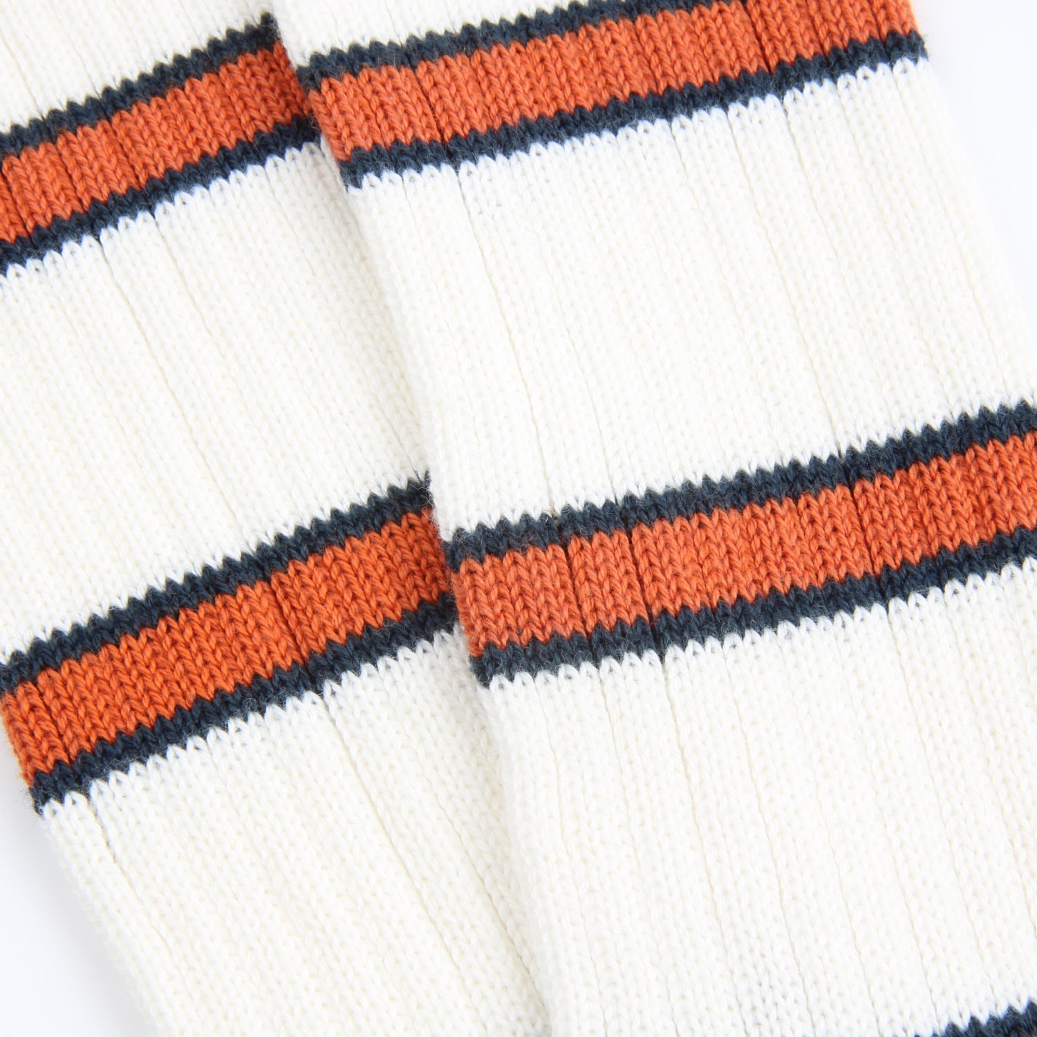Men's Military Stripe Pure Cotton Socks - Breathable & Durable Casual Socks for Outdoor, Hiking, and Everyday Wear
