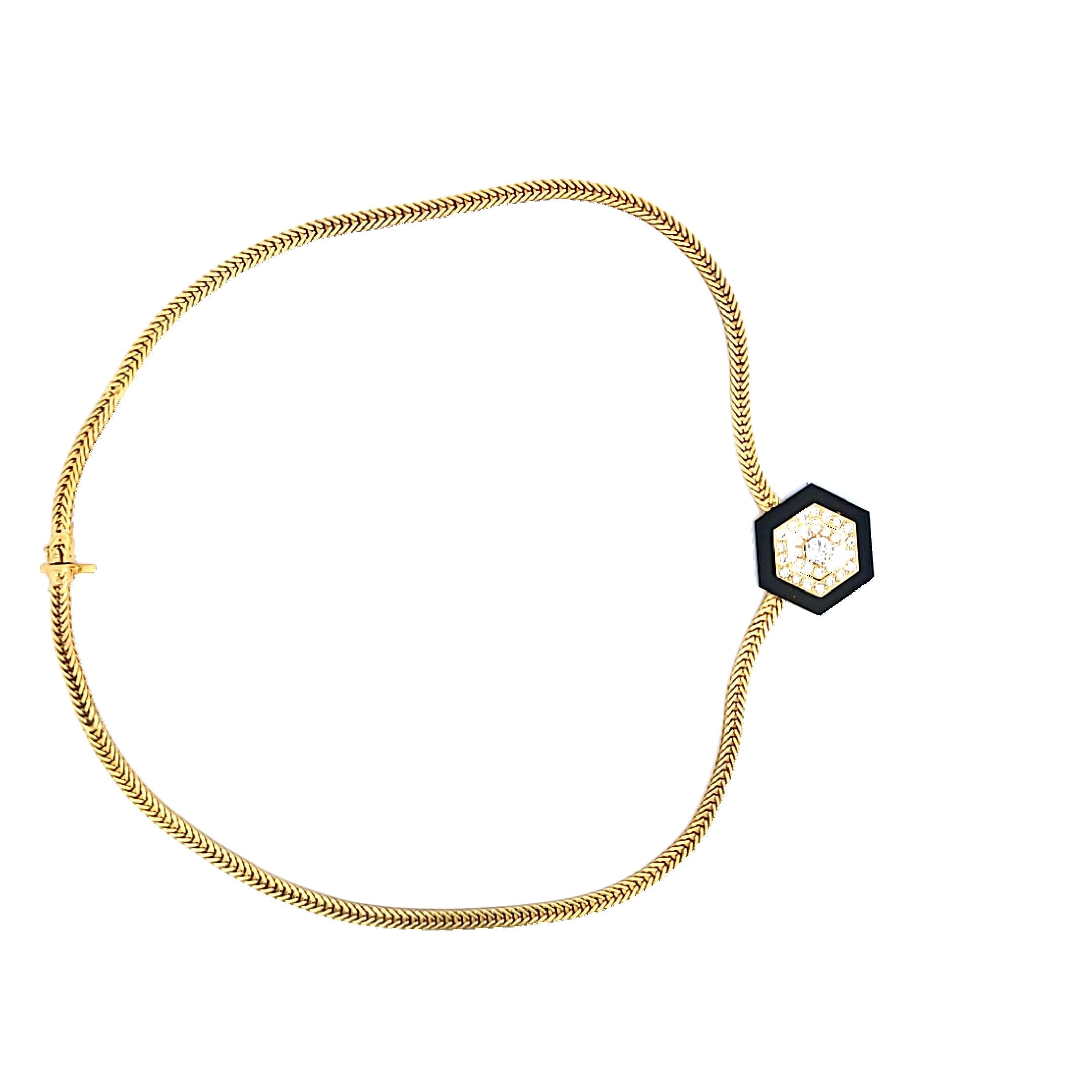 0.75 Carat Round Brilliant F VS1 Diamond 18K Yellow Gold Pendant Necklace for Women - Elegant Gift for Anniversary, Valentine's Day & Special Occasions