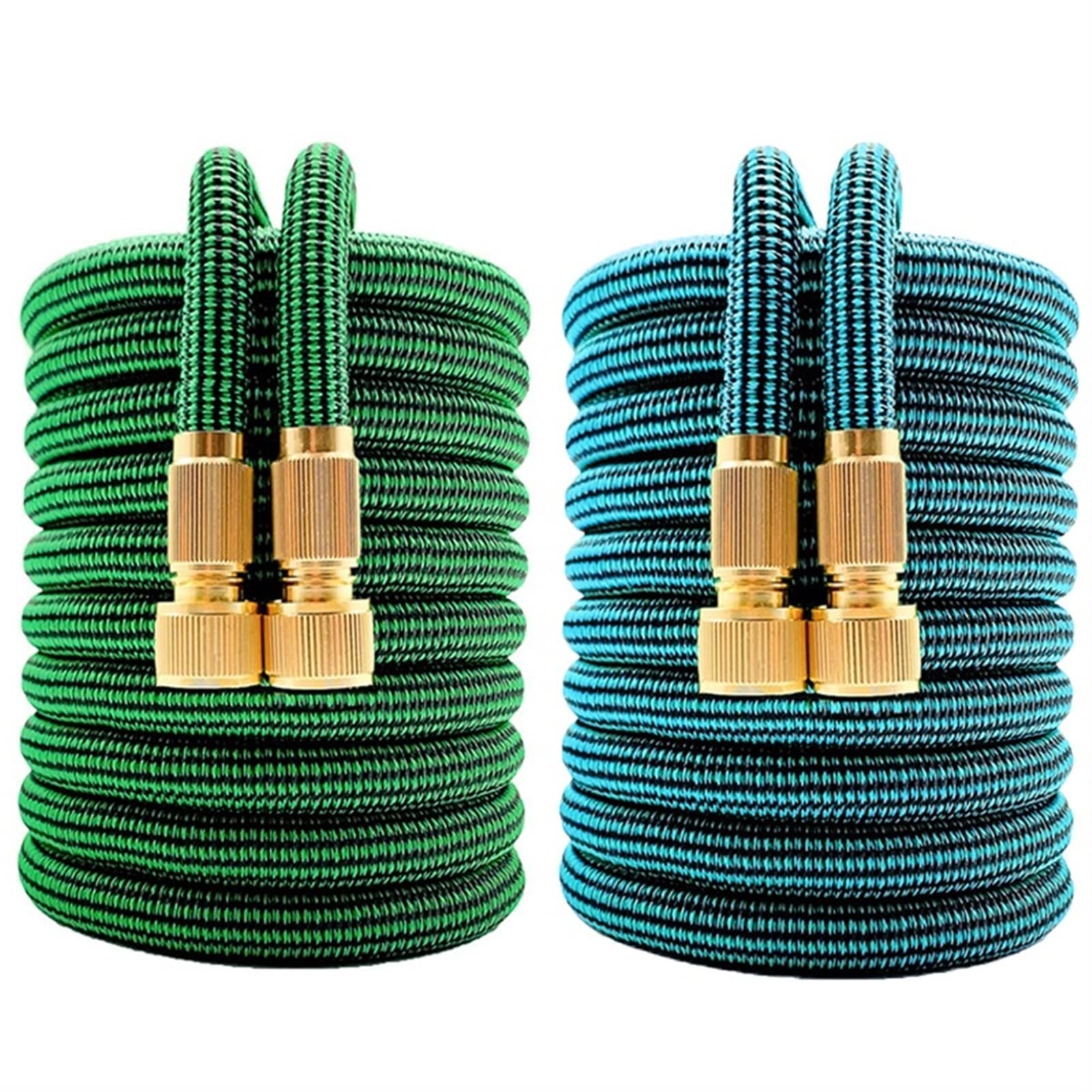 Expandable Garden Hose 25FT-100FT | High Pressure Flexible Water Hose for Home Gardening, Car Washing & Outdoor Irrigation | Durable Magic Plastic Pipe (100FT Length) - Perfect for Lawns, Patios, and Vehicle Cleaning