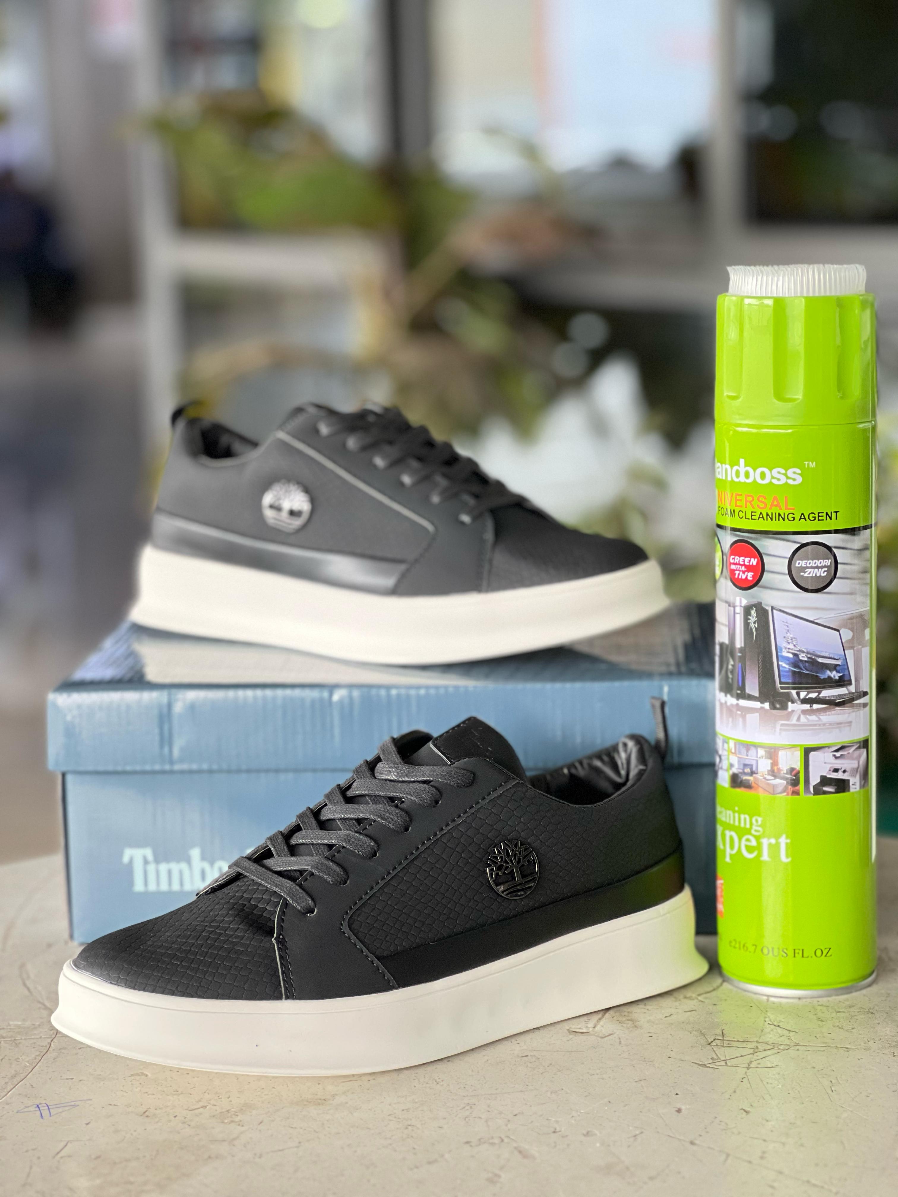 Timberland Men's & Women's Casual Shoes - Black & White Comfortable Walking Shoes for Outdoor & Everyday Wear