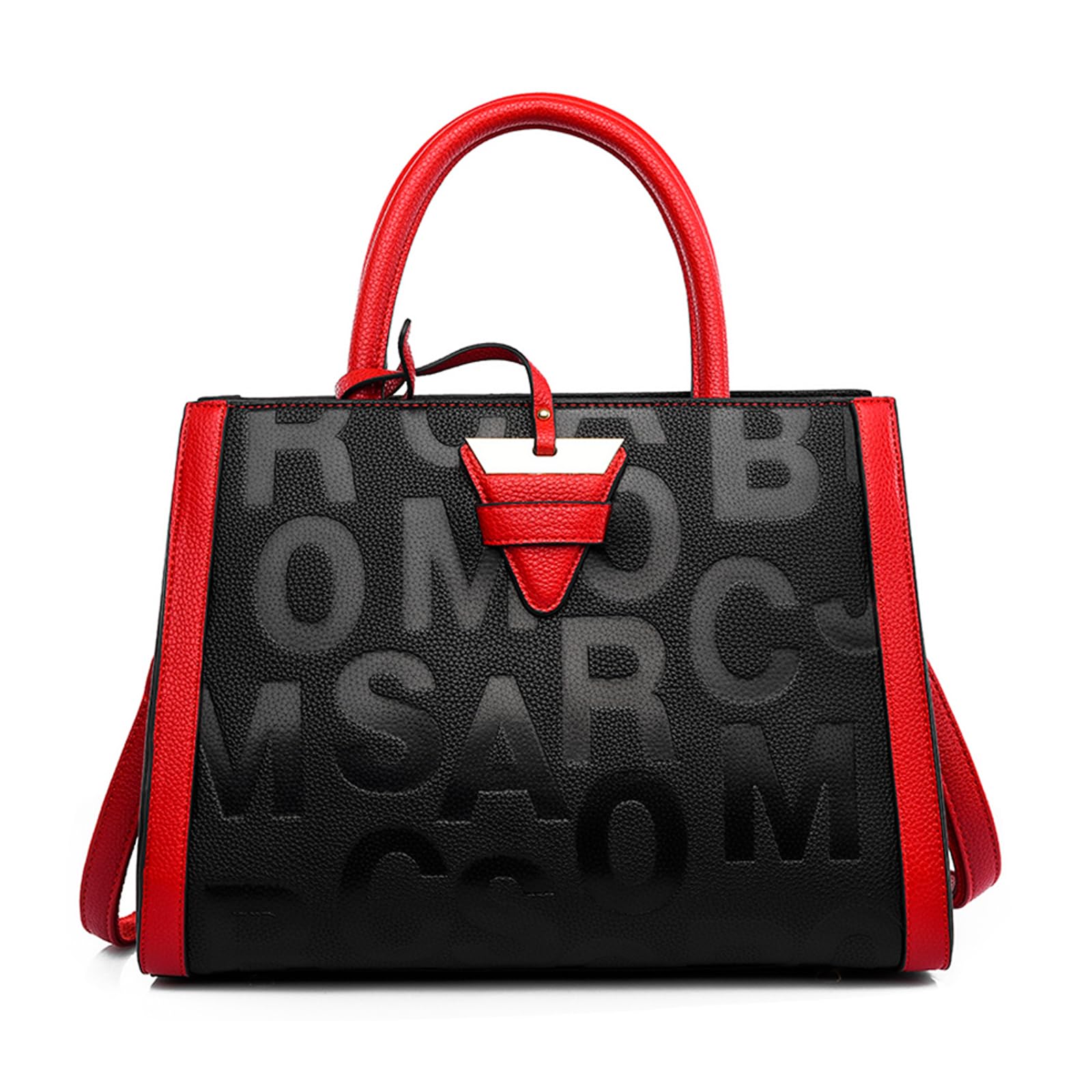 Luxury Vegan Leather Tote Bag for Women - Large Crossbody Designer Purse, Stylish Handbag for Work, Travel & Everyday Use