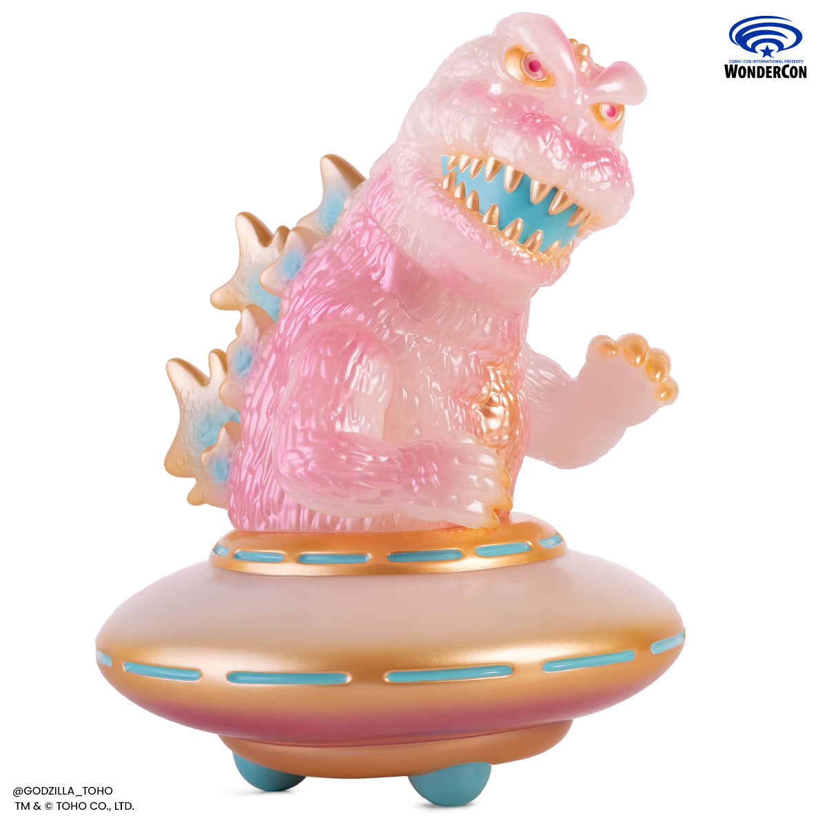 Godzilla UFO Soft Vinyl Figure - Cherry Blossom Limited Edition Collectible Toy for Anime Fans | Perfect for Display, Gifts & Pop Culture Collections