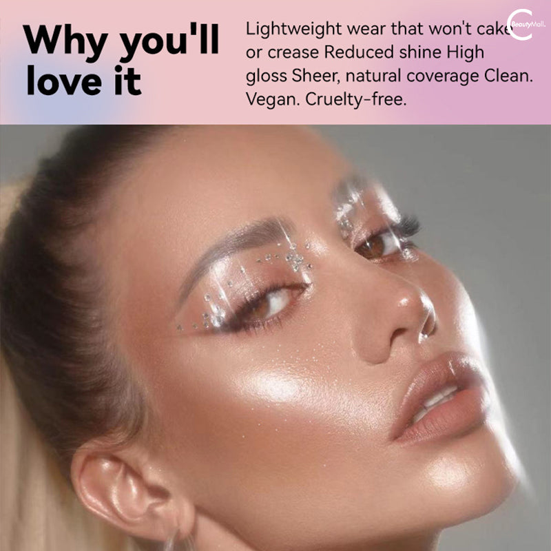 MLSMILE Shimmering Setting Powder - Translucent Loose Face Powder for Makeup, Oil Control & Long-Lasting Wear | Perfect for Daily Use, Special Occasions & Photography