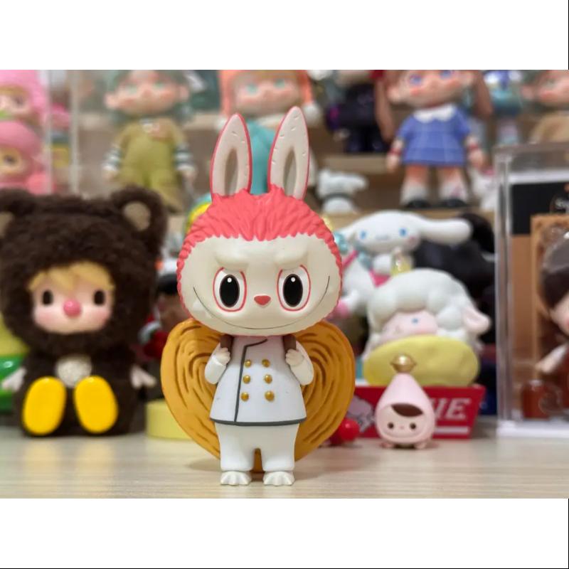 Labubu The Monsters Patisserie Series Petite Palmiers - Cute Collectible Vinyl Figure for Anime Fans, Perfect for Display Shelf, Office Desk & Gift Giving