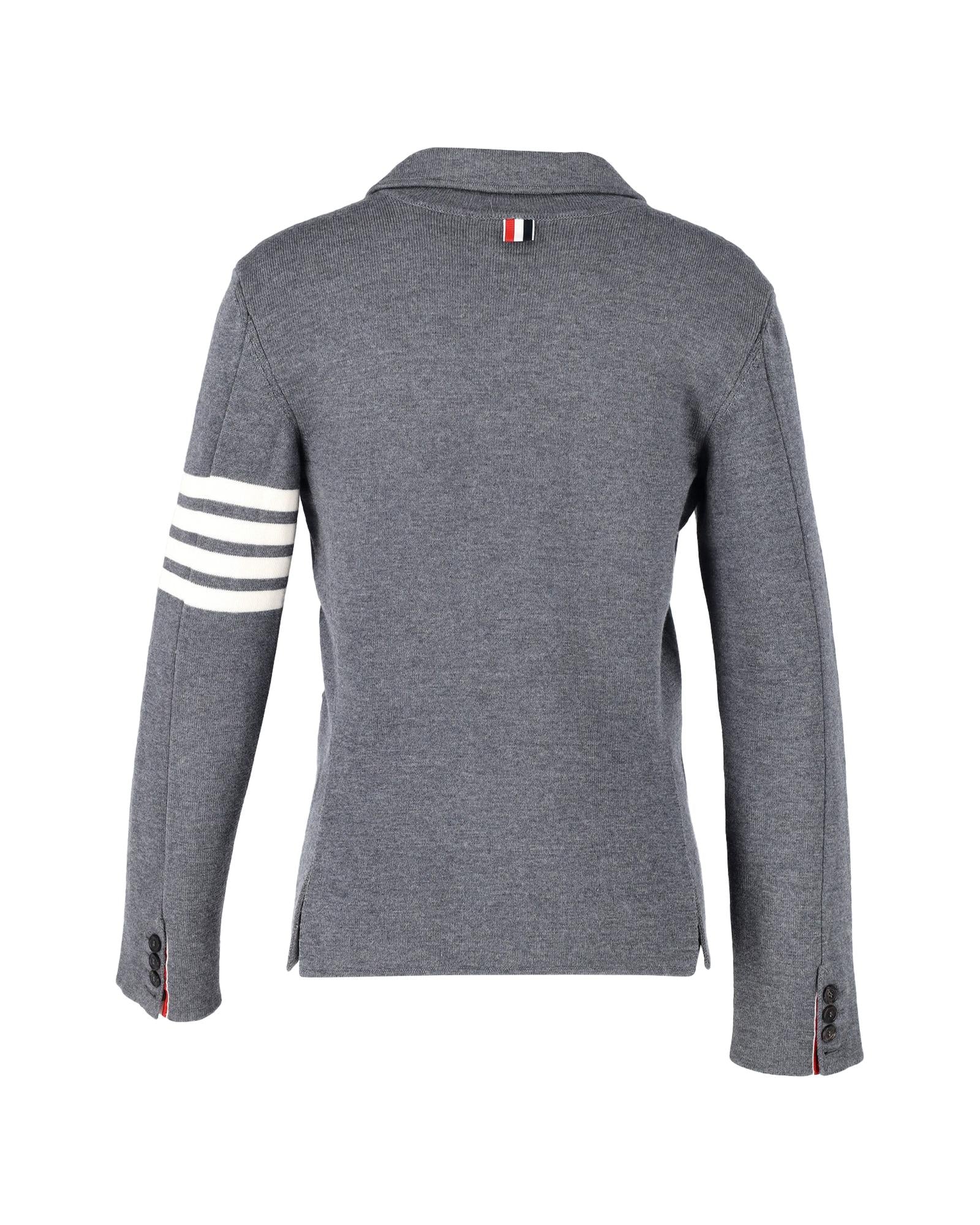 4Bar Stripe Cardigan Sweater for Women - Soft Knit Long Sleeve Open Front Wrap - Cozy Fall Winter Fashion - Perfect for Office, Date Night & Casual Outings