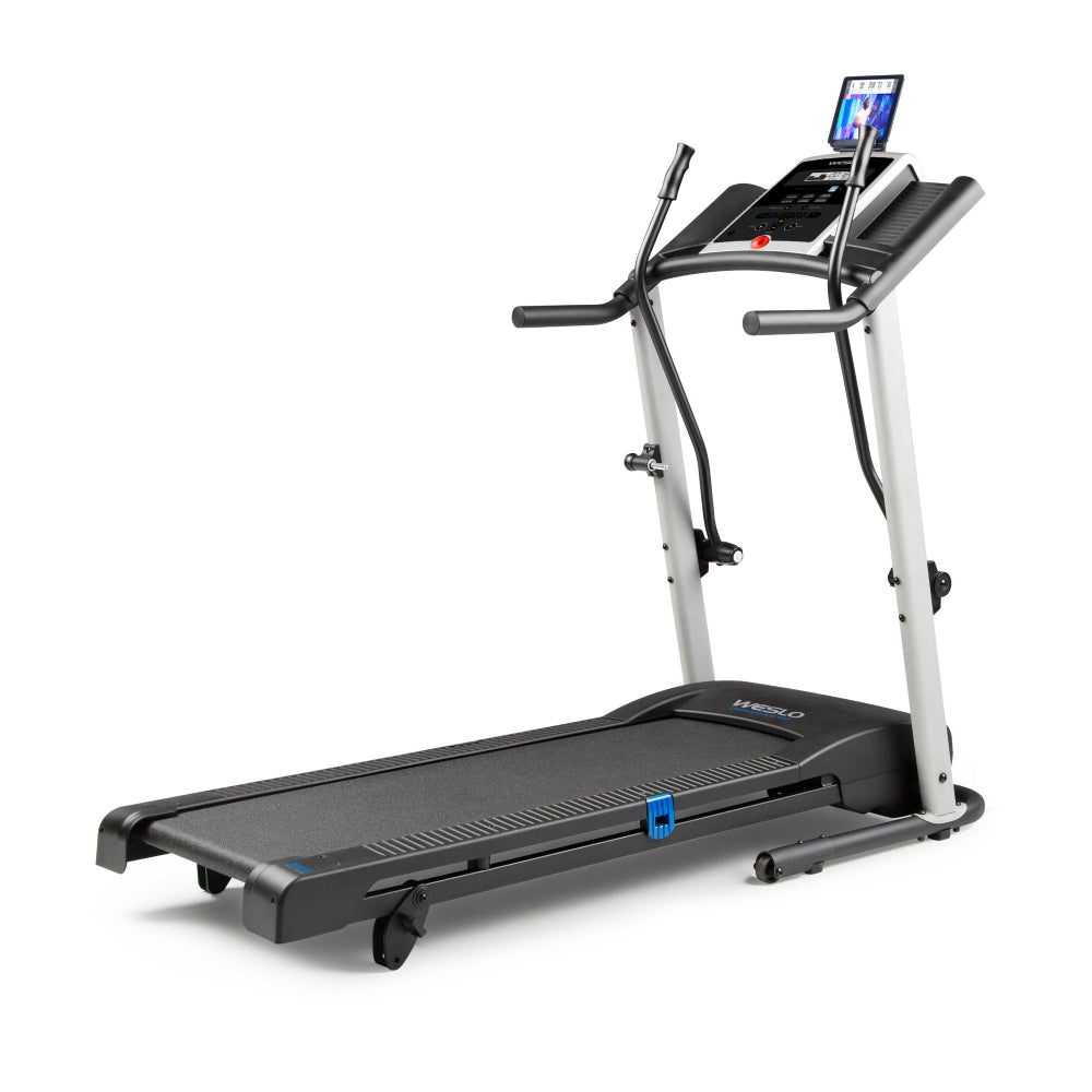 Weslo CrossWalk 5.2t Folding Treadmill - Compact Home Gym Equipment for Cardio Workouts & Indoor Running | Perfect for Small Spaces & Home Fitness