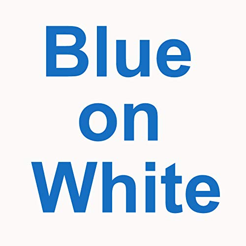 Tze-223 Blue on White