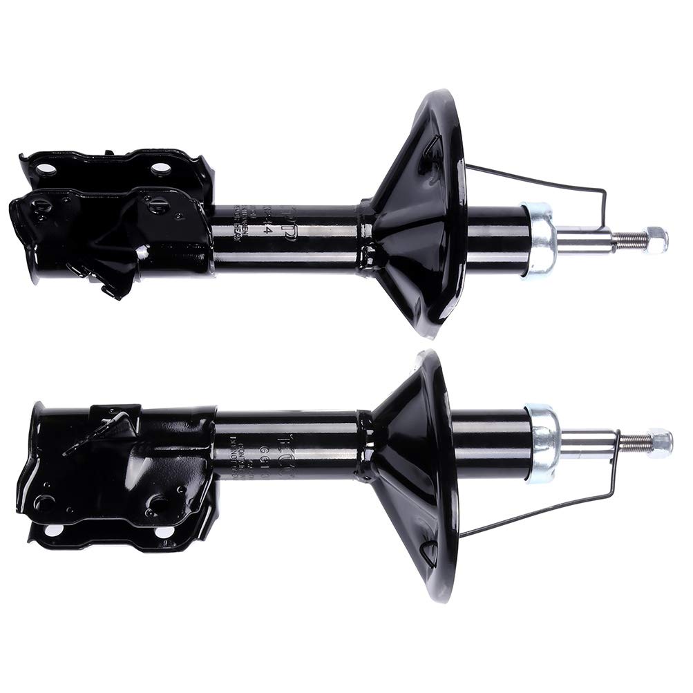 ROADFAR 2-Piece Front Shock Absorber Set - Compatible with 1997-2002 Mitsubishi Mirage | Durable Suspension Struts for Smoother Ride | Perfect for City Commuting & Road Trips
