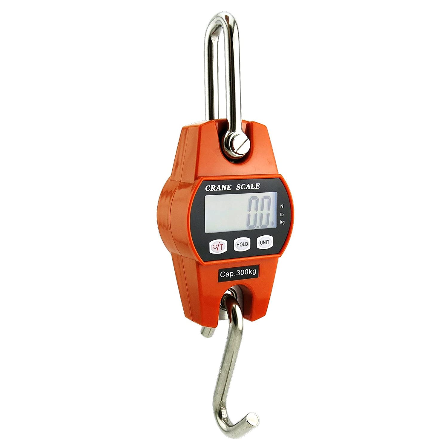 SellEton SL 931 Heavy Duty Portable Hanging Scale - 600lb/300kg Digital Industrial Crane Scale with 0.2lb/0.1kg Precision - Perfect for Warehouses, Shipping, Farming & Logistics