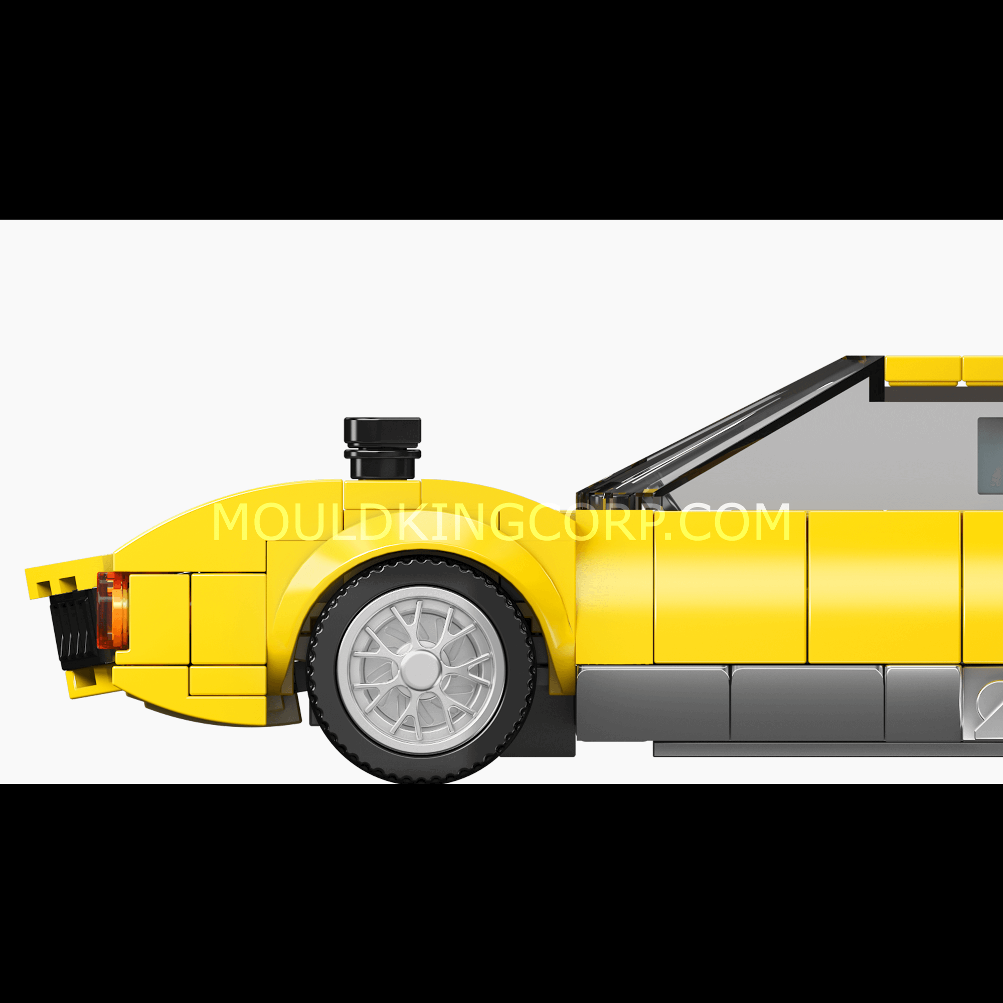 MOULD KING 27039 Italian Bull Miura Car Model Building Set - 321 PCS Classic Sports Car Toy for Adults & Teens - Perfect for Collectors, DIY Enthusiasts, and Home Office Decor