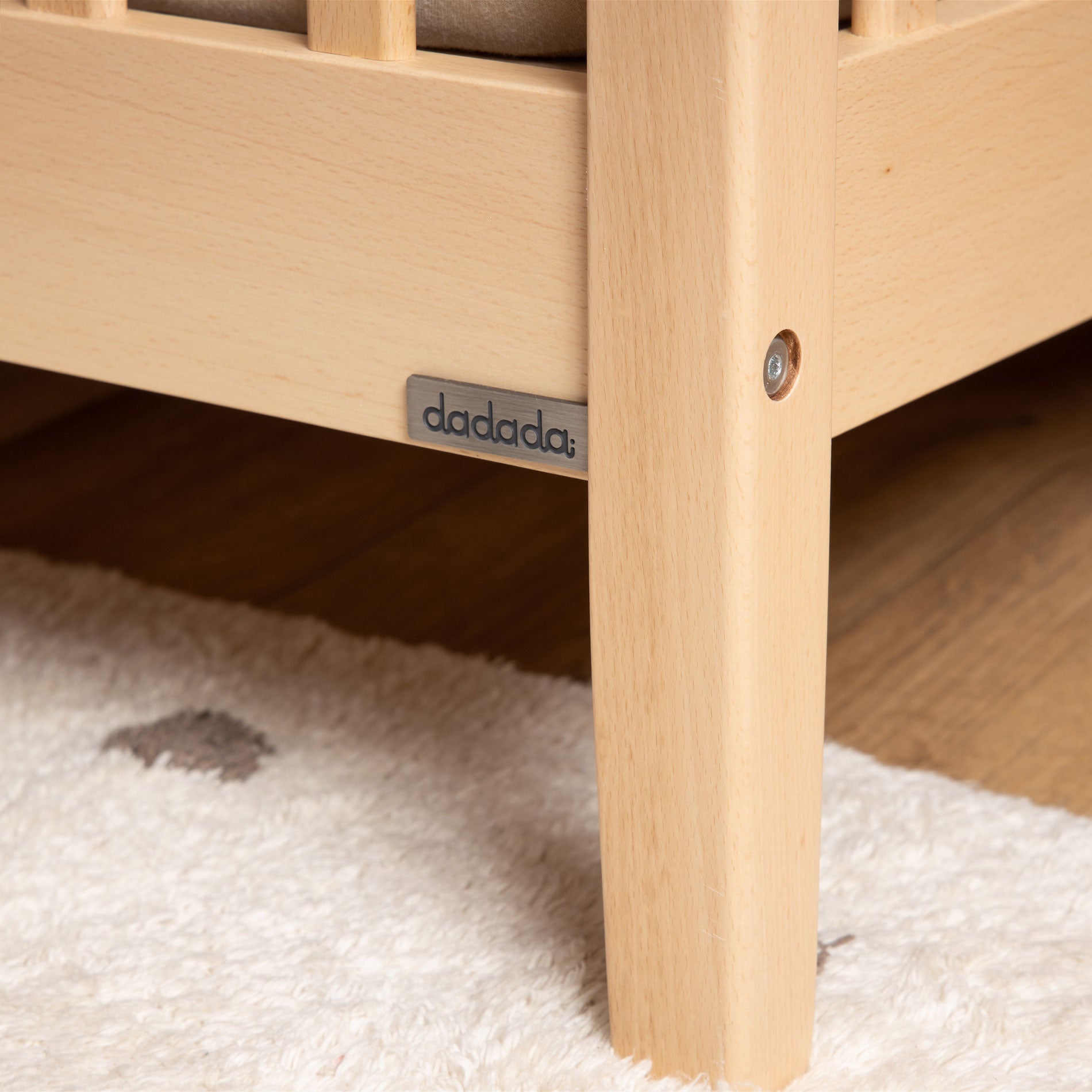 Lala 3-in-1 Convertible Baby Crib - Toddler Bed & Daybed - Nursery Furniture for Newborns to Kids | Perfect for Small Spaces & Modern Nurseries