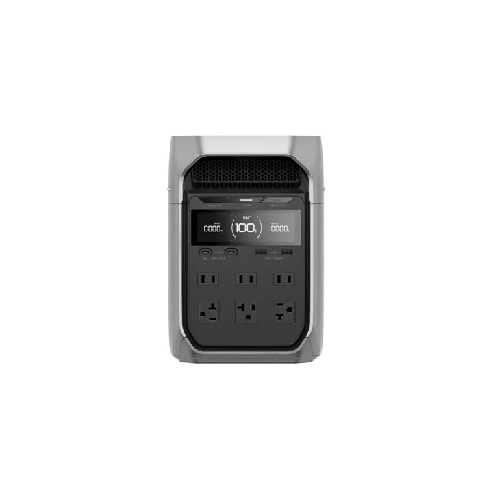 EcoFlow DELTA 3 Plus Portable Power Station - 1024Wh Capacity, 1800W Output, Solar Generator for Home Backup, Camping & Outdoor Adventures - Fast Charging, Quiet Operation, Emergency Power Supply