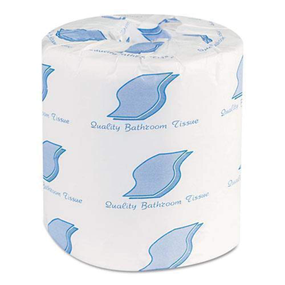 Premium GEN Bath Tissue - 1-Ply White Toilet Paper, 1000 Sheets per Roll, 96 Rolls per Carton (Bulk Pack) - Soft & Strong for Home, Office & Commercial Use