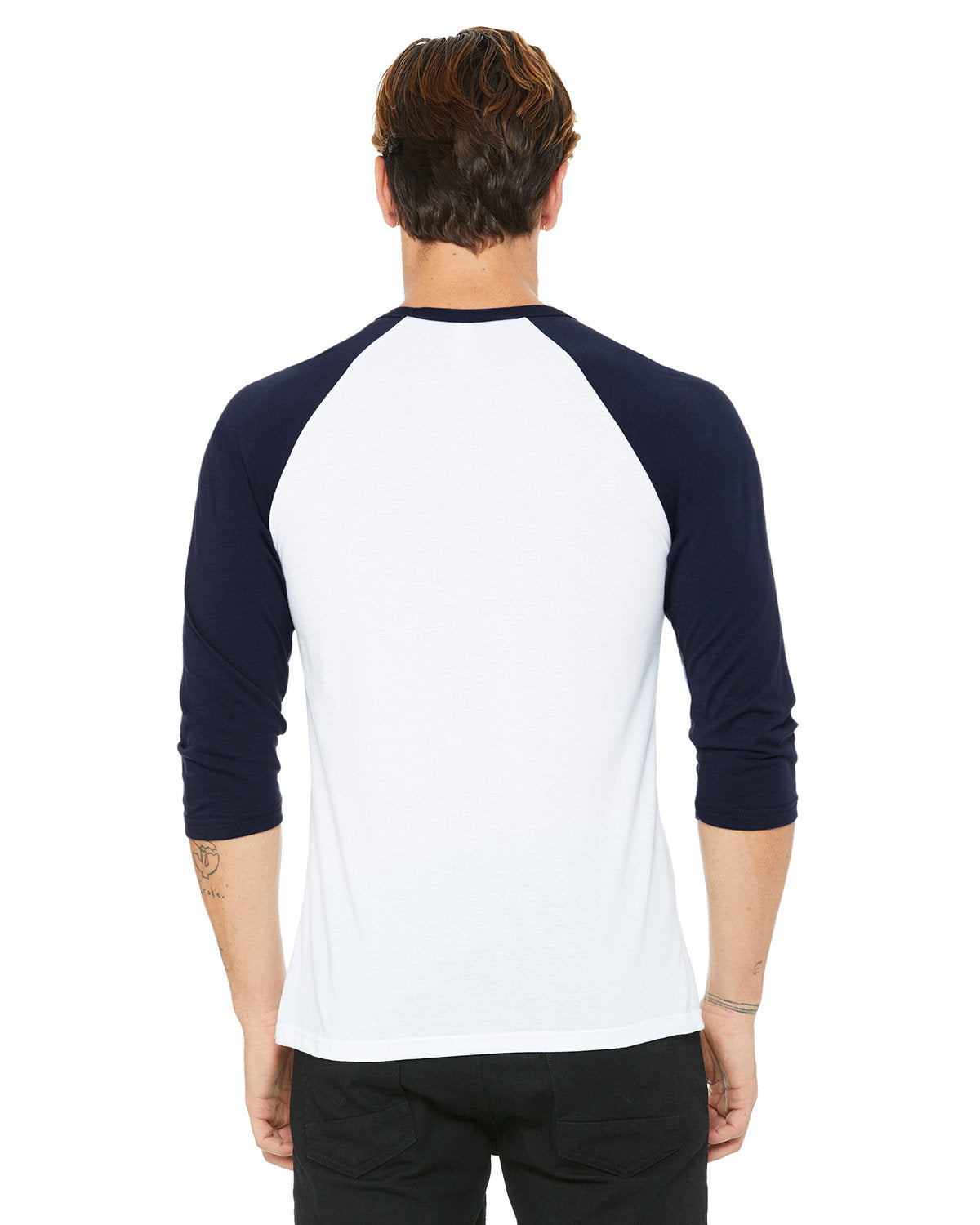 Bella + Canvas 3200 Unisex 3/4 Sleeve Baseball T-Shirt - Soft Cotton Jersey Tee for Men & Women - Perfect for Casual Wear, Sports & Team Uniforms