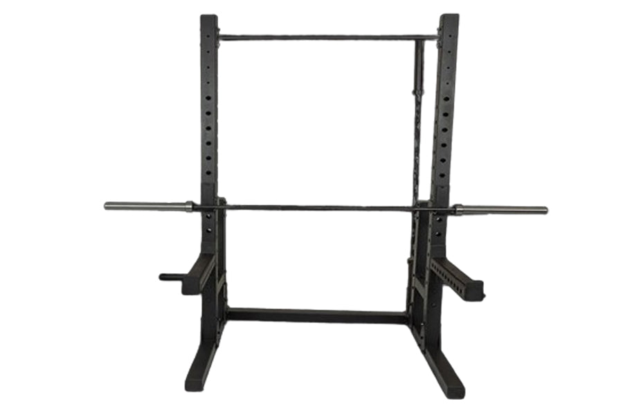 Warrior Deluxe Squat Rack - Heavy Duty Power Cage for Home Gym Strength Training | Perfect for Weightlifting, CrossFit & Powerlifting Workouts