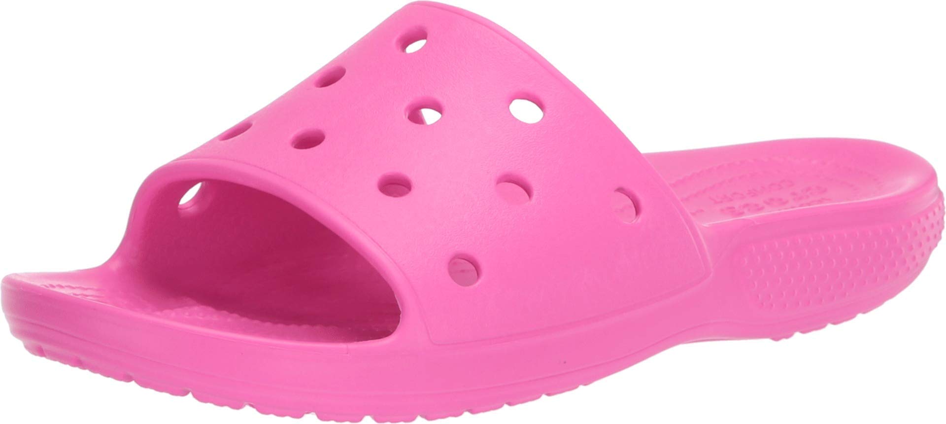 Crocs Unisex-Adult Classic Slide Sandals - Comfortable Waterproof Slip-On Shoes for Men & Women - Perfect for Beach, Pool, Spa & Indoor Use