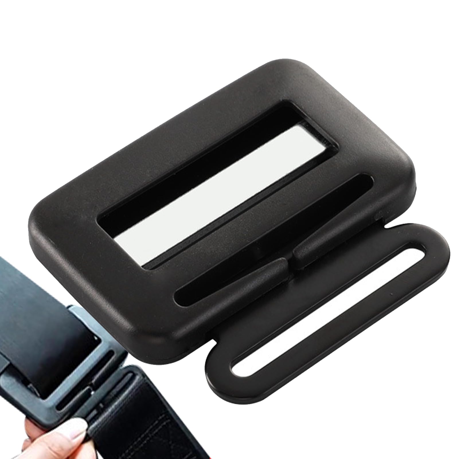 Universal Car Seat Belt Adjuster Clip - Seatbelt Tensioner for Travel, Camper, Truck & RV - Comfortable Safety Strap Adjuster for Co-Pilot - Perfect for Long Road Trips, Family Vacations & Daily Commutes