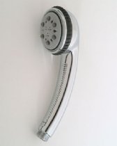 Jaclo S428-WH Serena White Handheld Shower Head - Perfect for Bathroom Renovation & Spa-Like Experience at Home