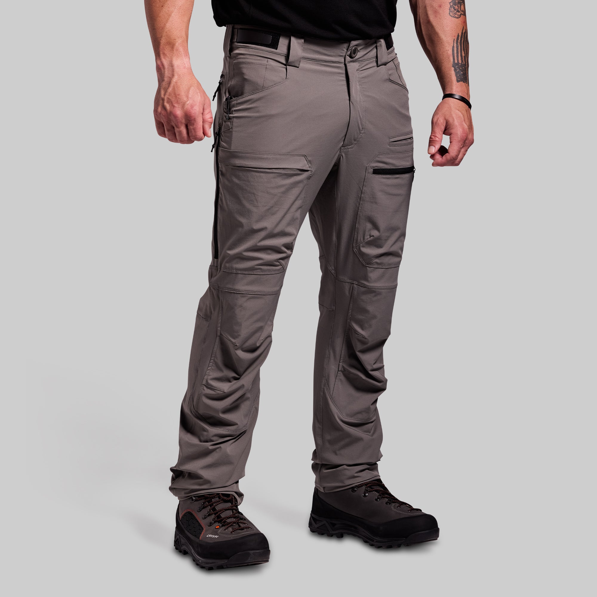 Men's Frontier Pant Light 2.0 - Water-Resistant Hiking Pants with Stretch (Wolf Grey) | Outdoor Adventure, Travel & Casual Wear