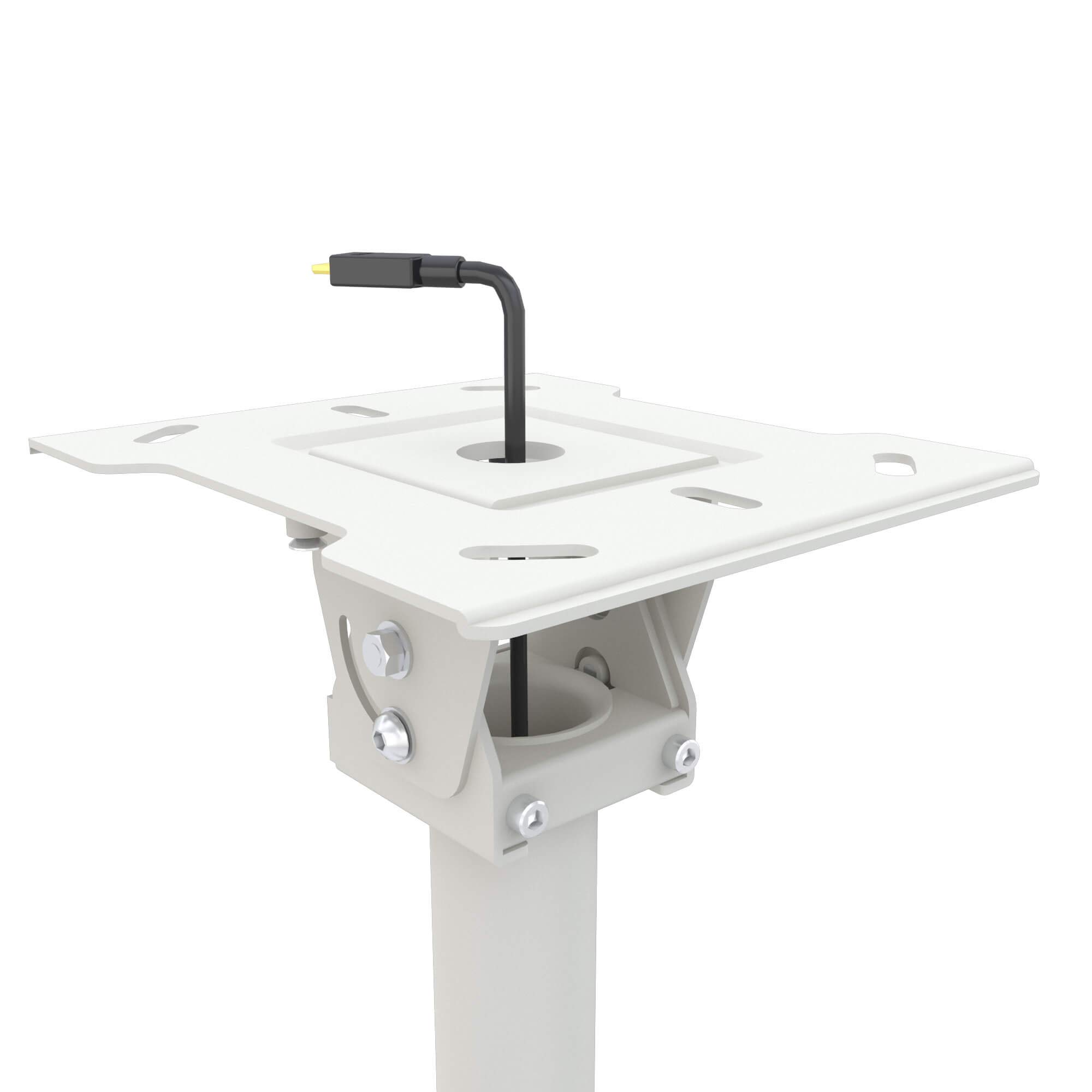 Kanto CM600W White Ceiling TV Mount for 37-70 Inch TVs - Adjustable Height (23