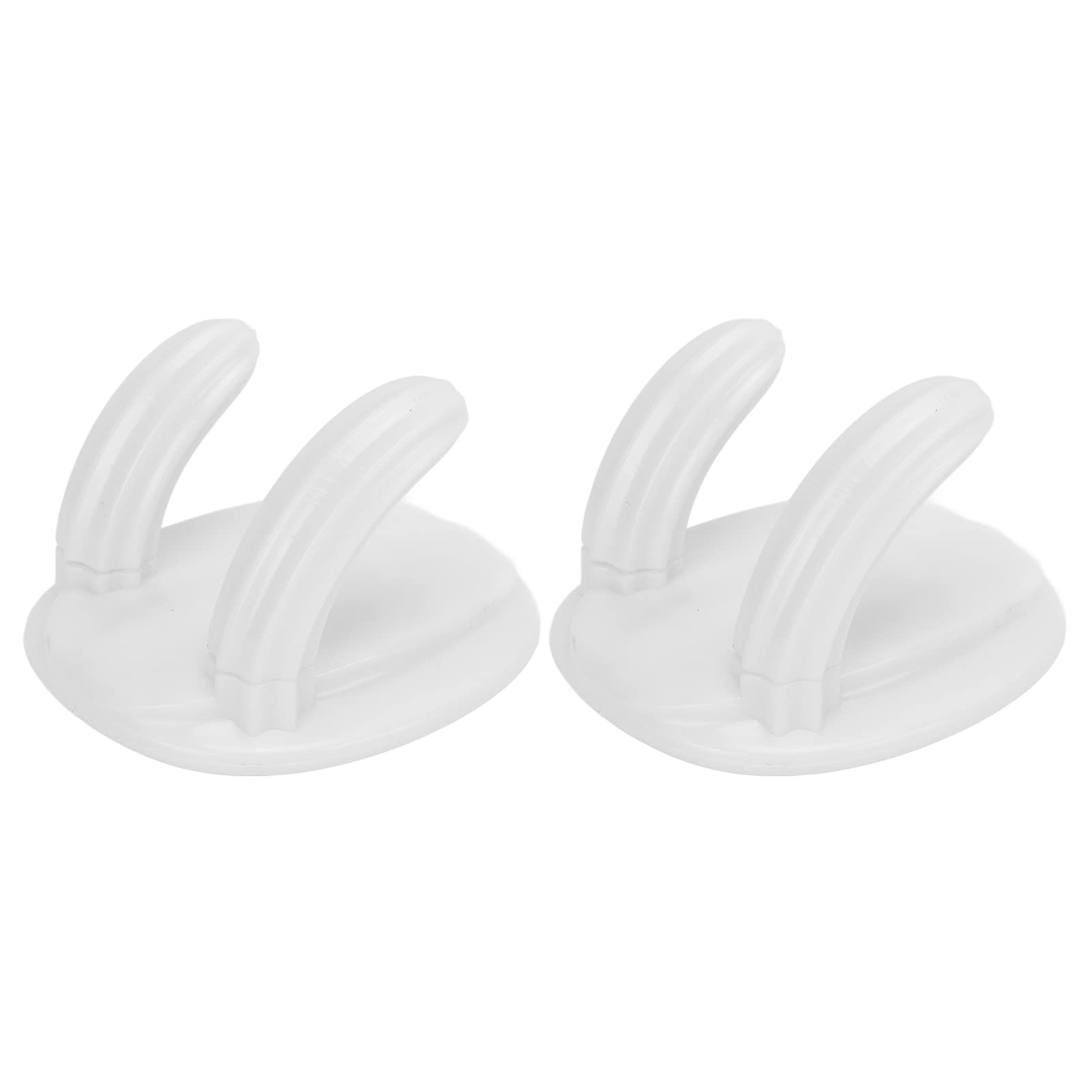 Strong PS Wall Hooks (2-Pack) - Heavy Duty Hanging Hooks for Kitchen & Living Room - White