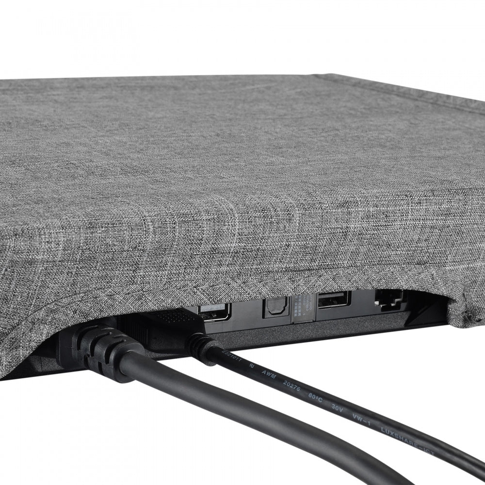 eXtremeRate Custom Gray Waterproof & Dustproof Protective Cover Sleeve for PS4 Pro Console - Durable Gaming Accessory for Enhanced Protection During Travel & Storage (Model: JYP4O0008GC)