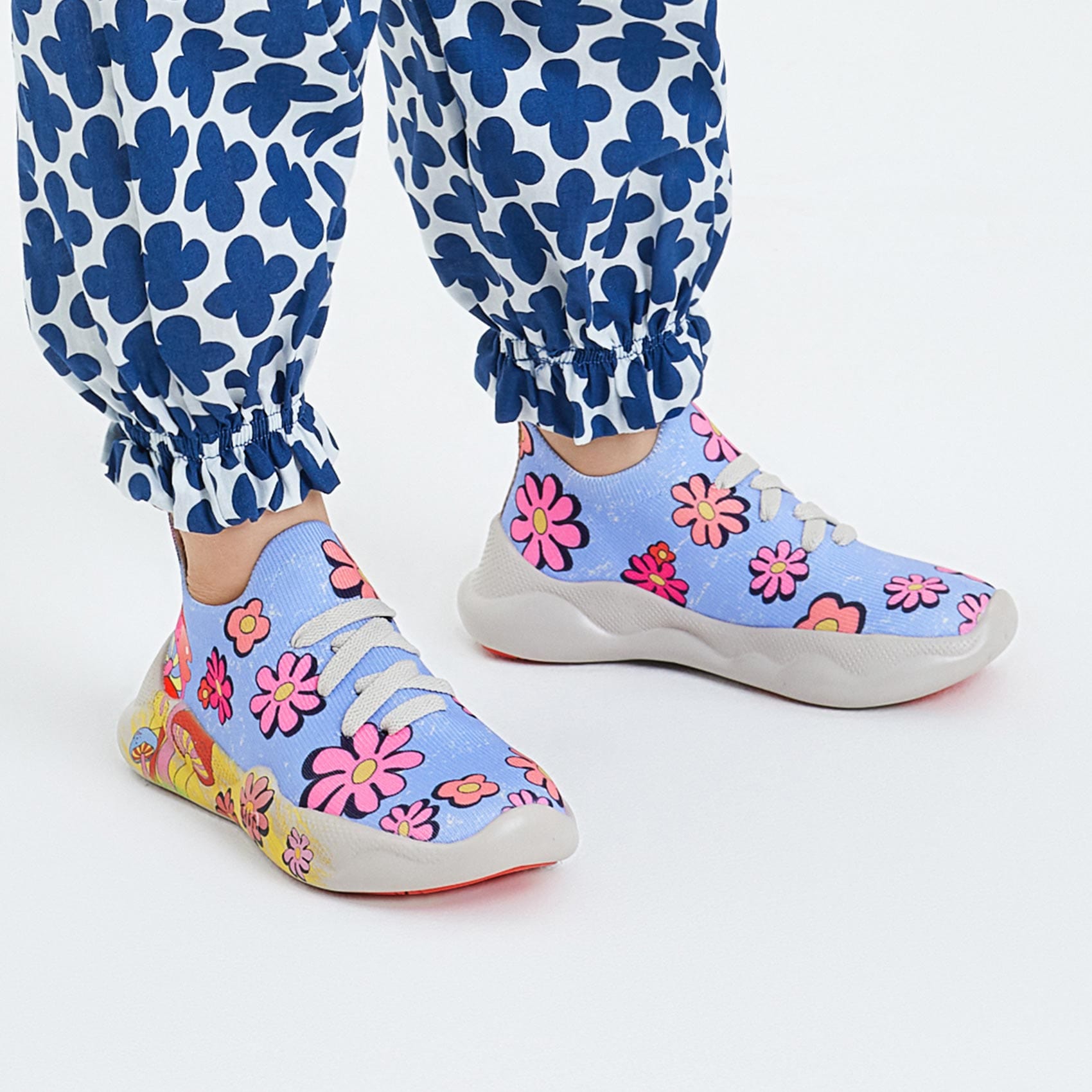 Floral Picnic Mijas I Kid - Cute Floral Print Baby Romper for Girls & Boys | Perfect for Outdoor Playdates, Family Picnics & Summer Photoshoots