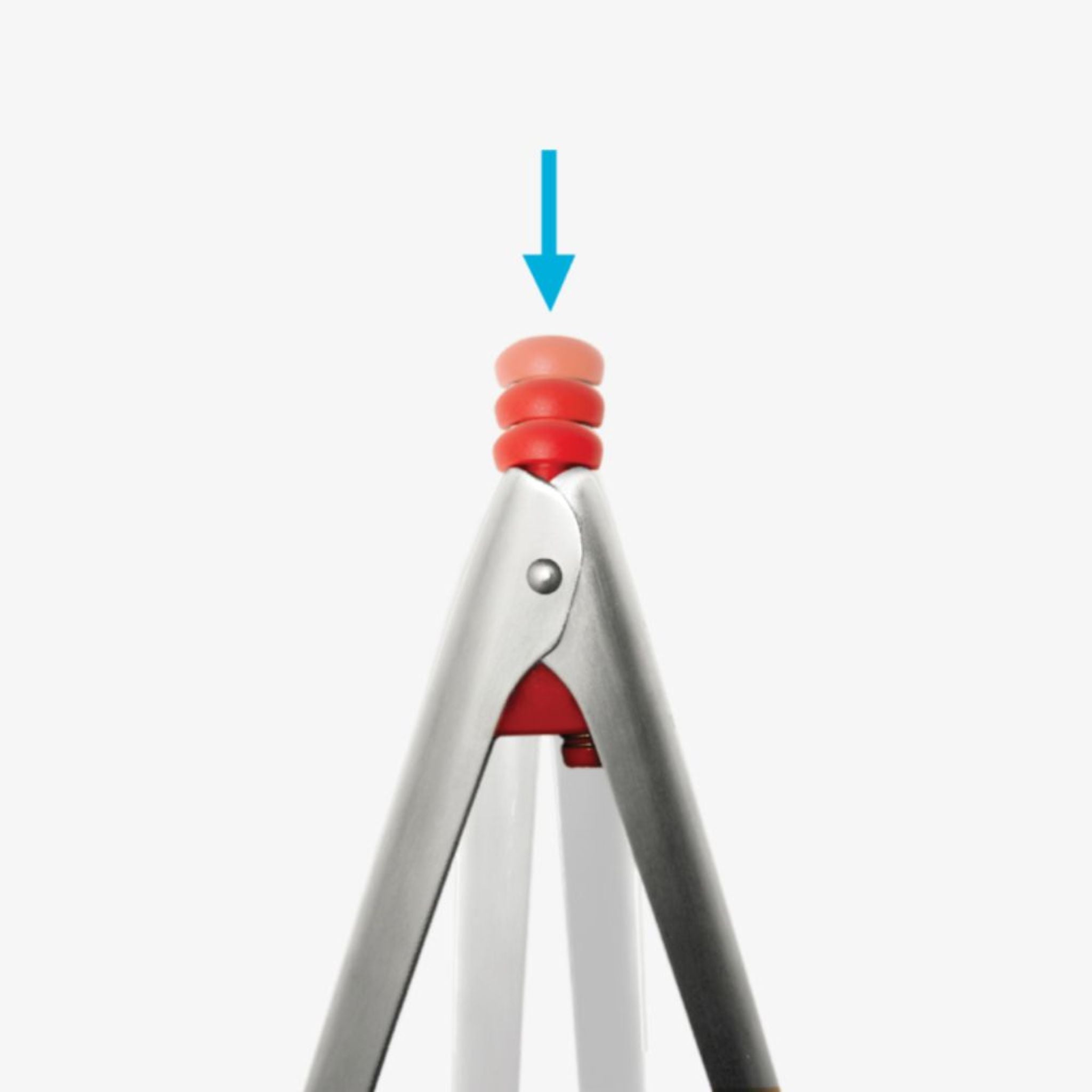 DreamFarm Stainless Steel Silicone Multi-Purpose Kitchen Tongs - Red (SH DFCL1228 RD) for Grilling, Cooking, and Serving - Heat Resistant & Non-Slip Grip