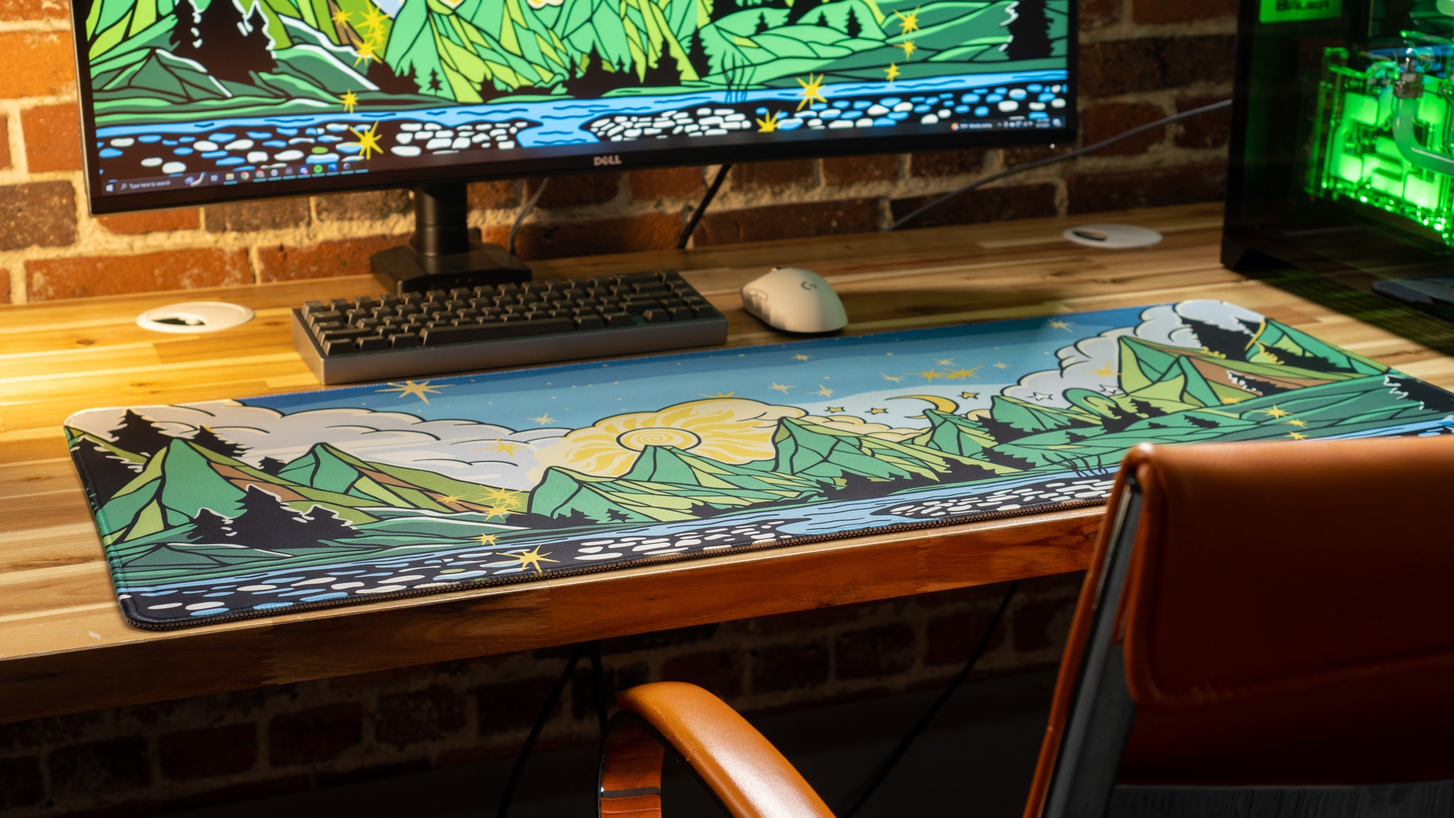 Growth Limited Edition Landscape Deskmat - Large Mouse Pad for Gaming & Office - Ergonomic Non-Slip Desk Mat for Computer, Keyboard & Workspace - Perfect for Home, Office & Gaming Setup