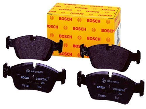 BOSCH 0986494103 EuroLine Disc Brake Pad Set - Front Brake Pads for Audi TT Quattro & Volkswagen Golf R | High-Performance Braking for Sports Cars & Daily Commuting