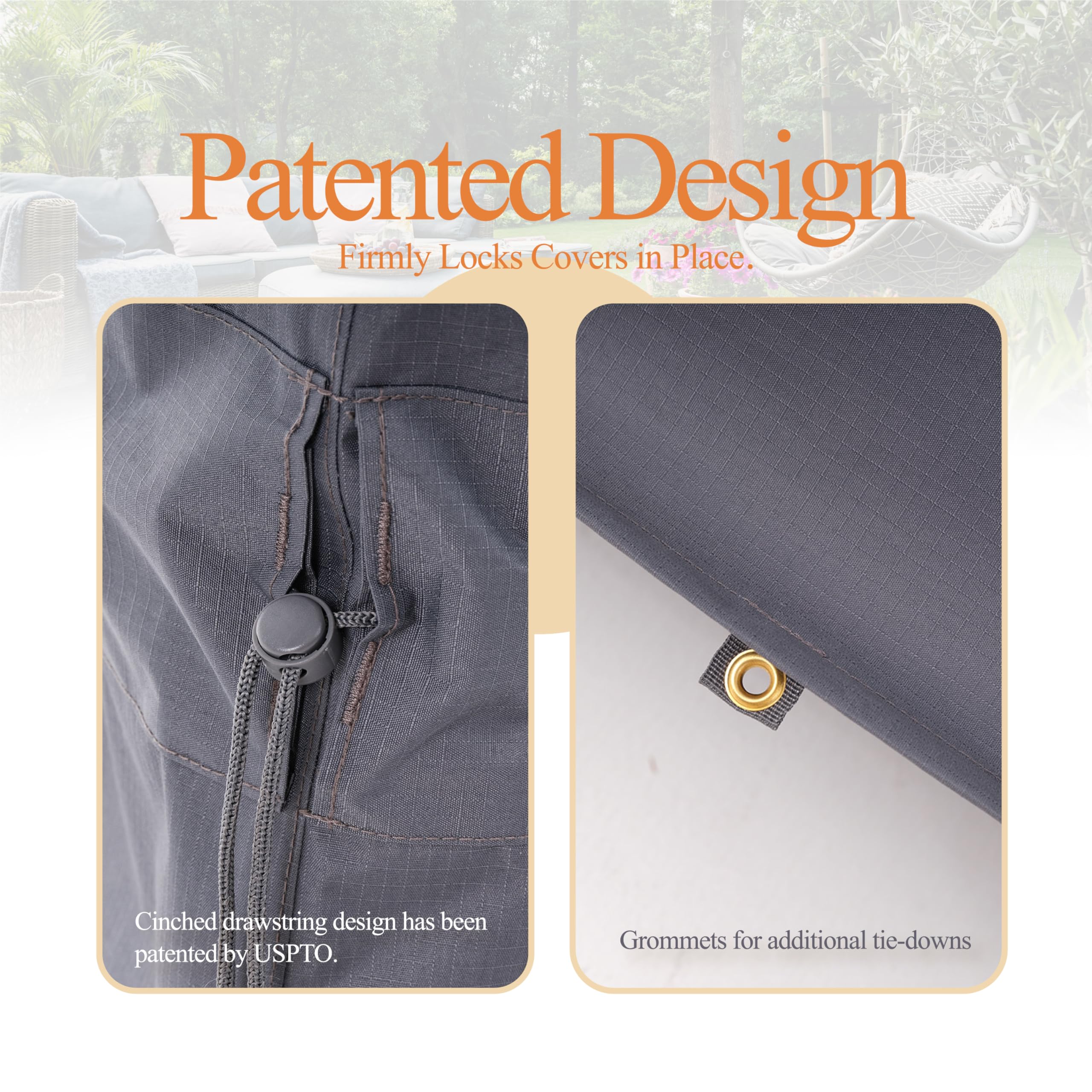 Large Ripstop Patio Furniture Cover 110