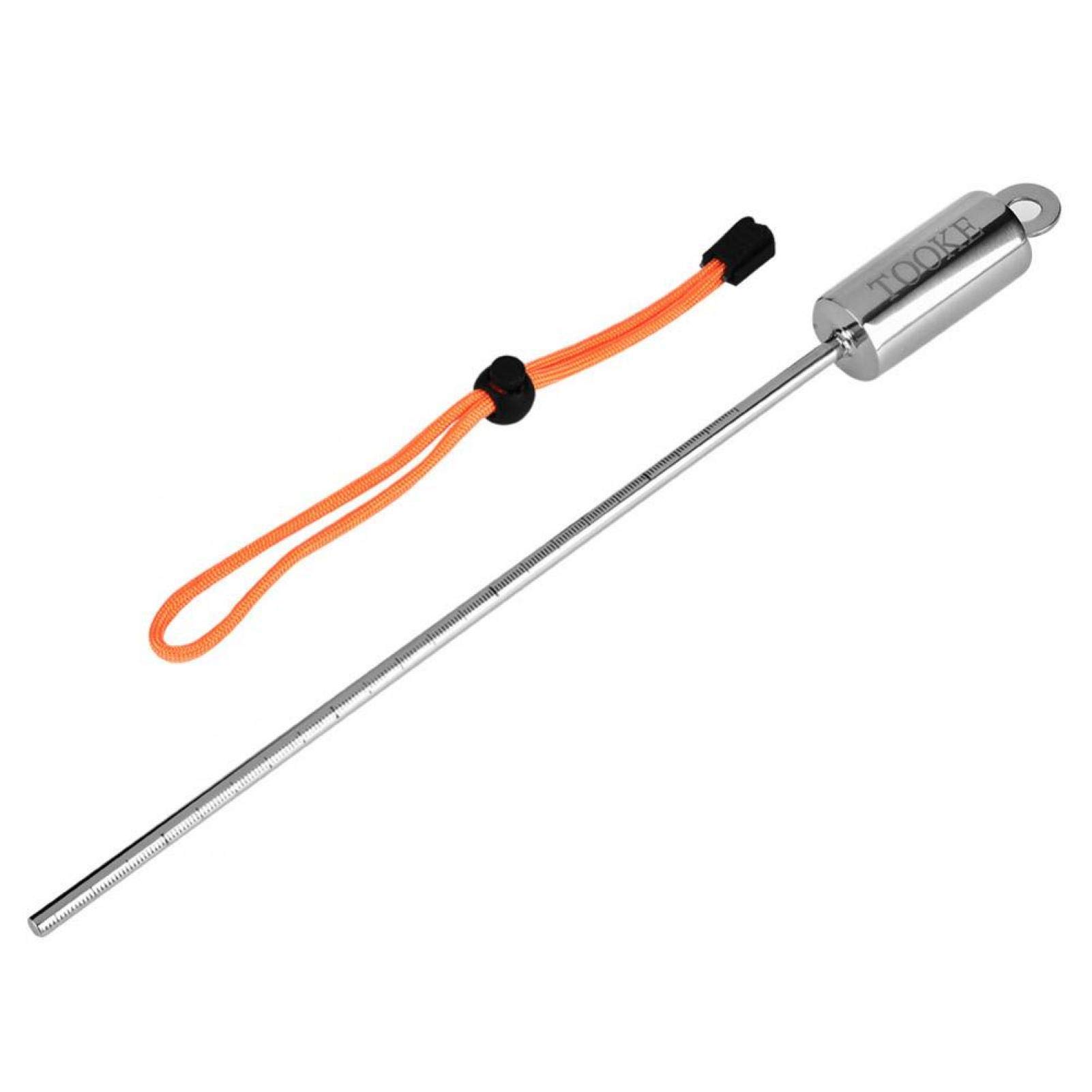 VGEBY Scuba Diving Pointer Stick - Stainless Steel Underwater Noise Maker with Parachute Lanyard for Dive Signaling | Perfect for Underwater Communication, Marine Exploration & Scuba Training