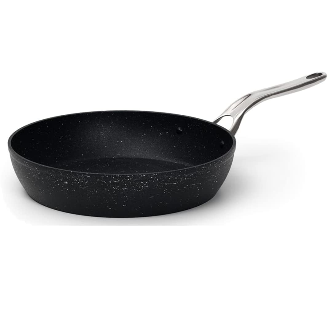 Starfrit THE ROCK 8-Inch Nonstick Frying Pan - Black Skillet for Eggs, Pancakes & Sauteing - Perfect for Gas, Electric & Induction Stoves