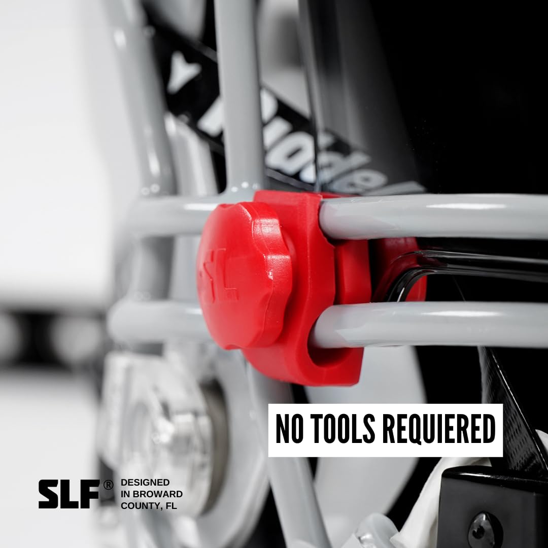 SLEEFS Football Helmet Visor Quick Clips - Universal Fit Quick-Release Clips (1 Pair Clips + 1 Pair Screws) - No Tools Required for Easy Installation - Perfect for Football, Lacrosse & Hockey Helmets