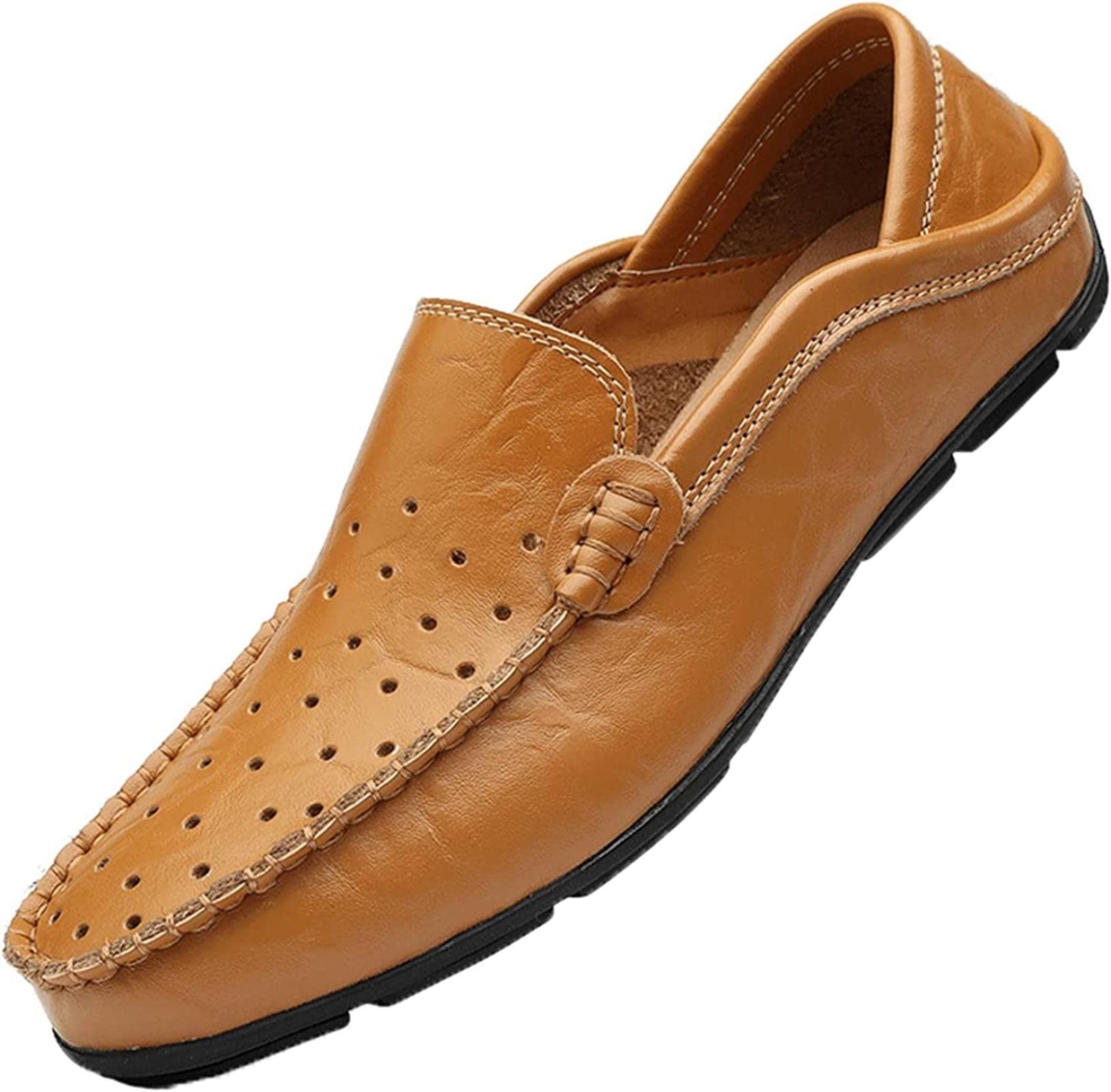 PXHBHP Men's Driving Shoes - Lightweight Breathable Casual Loafers for Spring & Summer | Comfortable Office Shoes & Slip-On Flats | Perfect for Work, Travel & Daily Wear