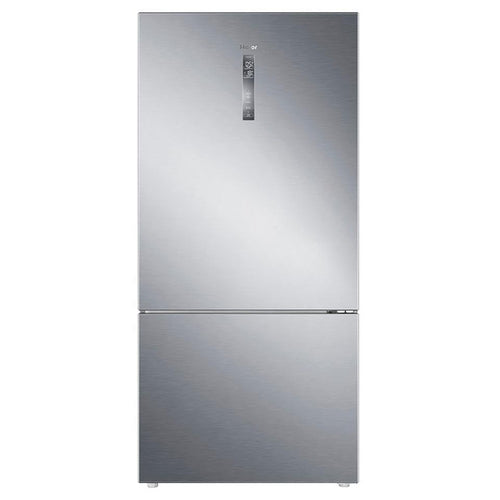 HAIER HRF520BS 517L Bottom Mount Refrigerator - Stainless Steel, Energy Efficient, Large Capacity Fridge for Home & Kitchen - Perfect for Family Storage & Entertaining