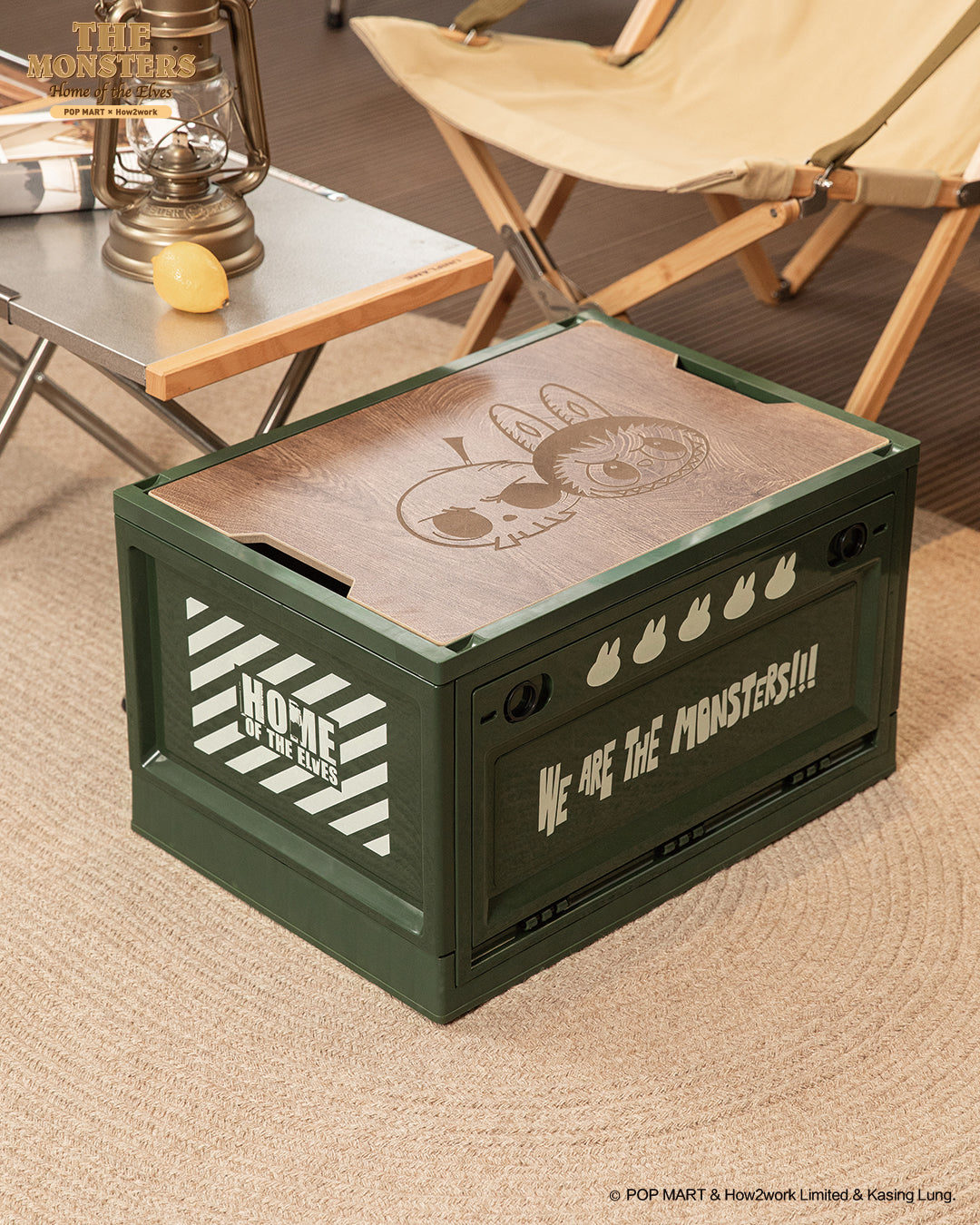 POP MART The Monsters Home of the Elves Series Storage Box - Cute Collectible Organizer for Toys, Jewelry & Office Supplies | Perfect for Home Decor, Gift Giving & Anime Fans Collection