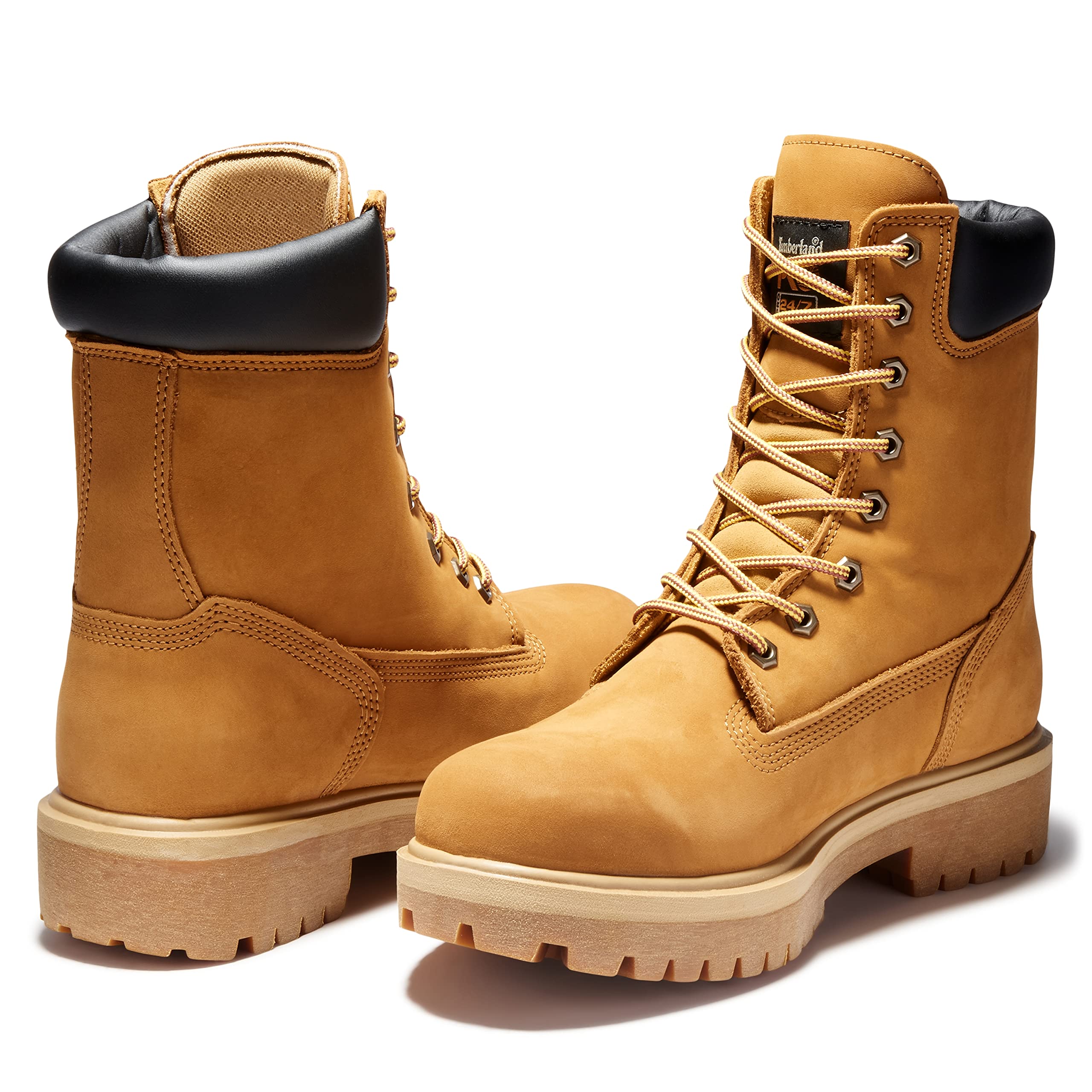 Timberland PRO Men's 8-Inch Direct Attach Soft Toe Waterproof Insulated Work Boots - Durable Safety Shoes for Construction, Warehouse & Outdoor Winter Work