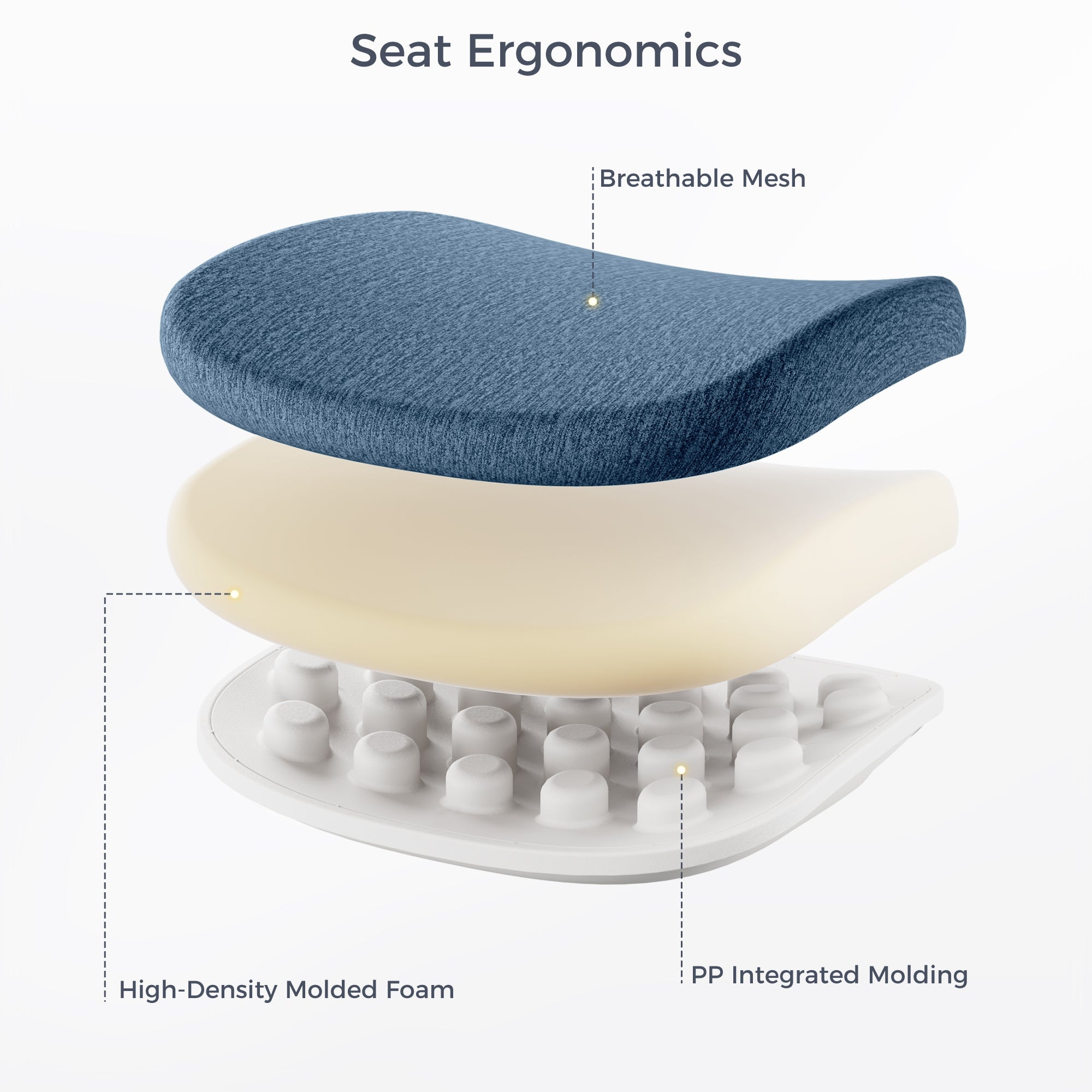 Ergonomic Office Chair - Skylar Lite Duo Hue Adjustable Height Swivel Task Chair for Home & Office Workspace, Comfortable Computer Desk Chair for Long Hours Sitting, Perfect for Gaming, Studying, and Remote Work