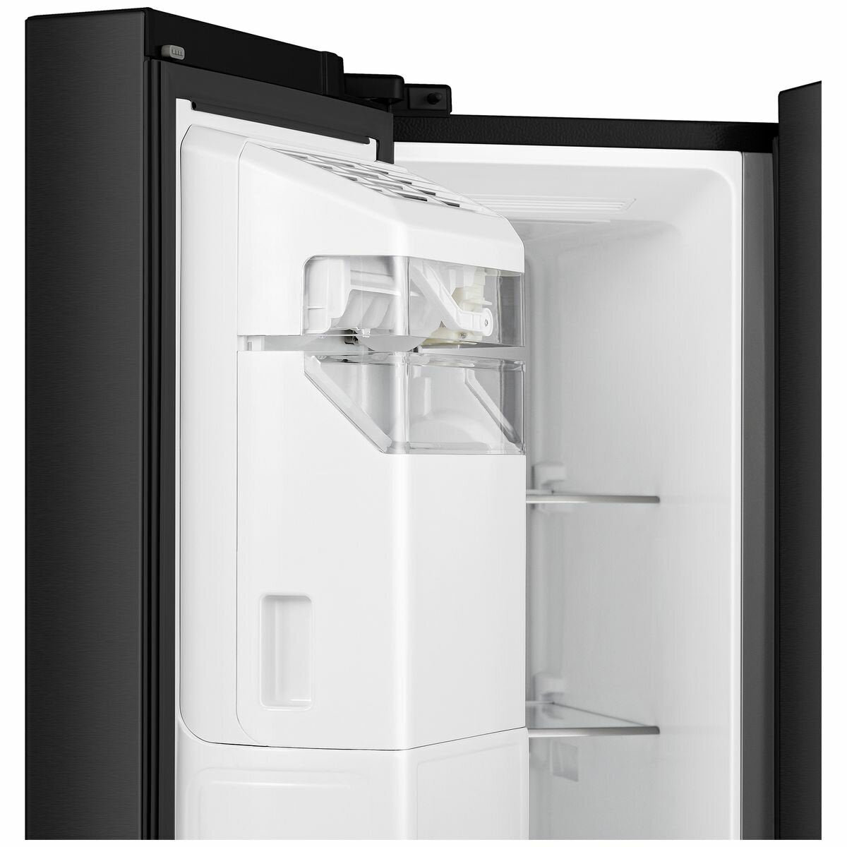 Hisense 632L Side by Side Refrigerator - Black Steel (HRSBS632BW) | Energy Efficient, Spacious Design for Modern Kitchens & Large Families