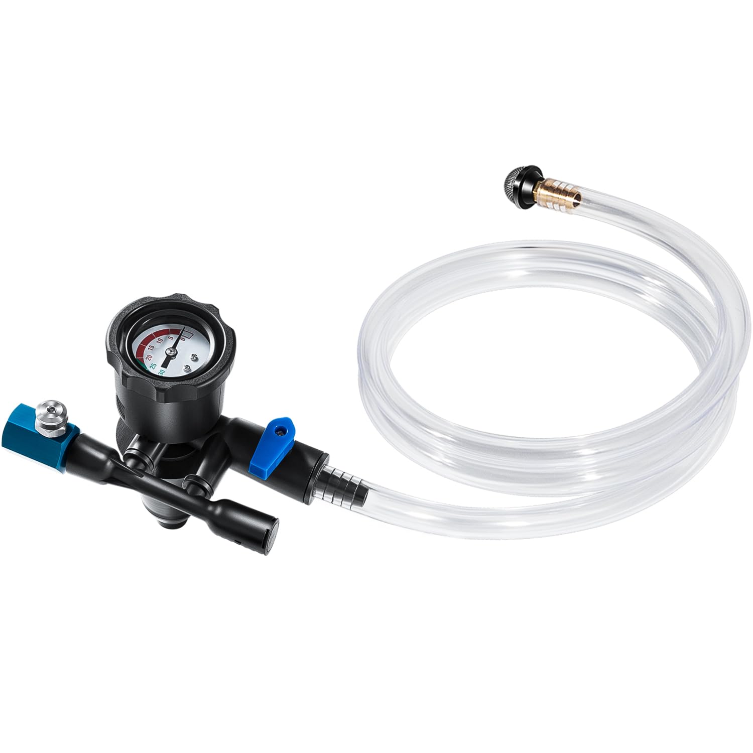 75260 Universal Vacuum Coolant Fill Kit - Compatible with All Cone Adapters | Car Cooling System Refiller with Air Lock Preventer & Vacuum Leak Tester | Perfect for DIY Auto Maintenance & Professional Mechanic Use