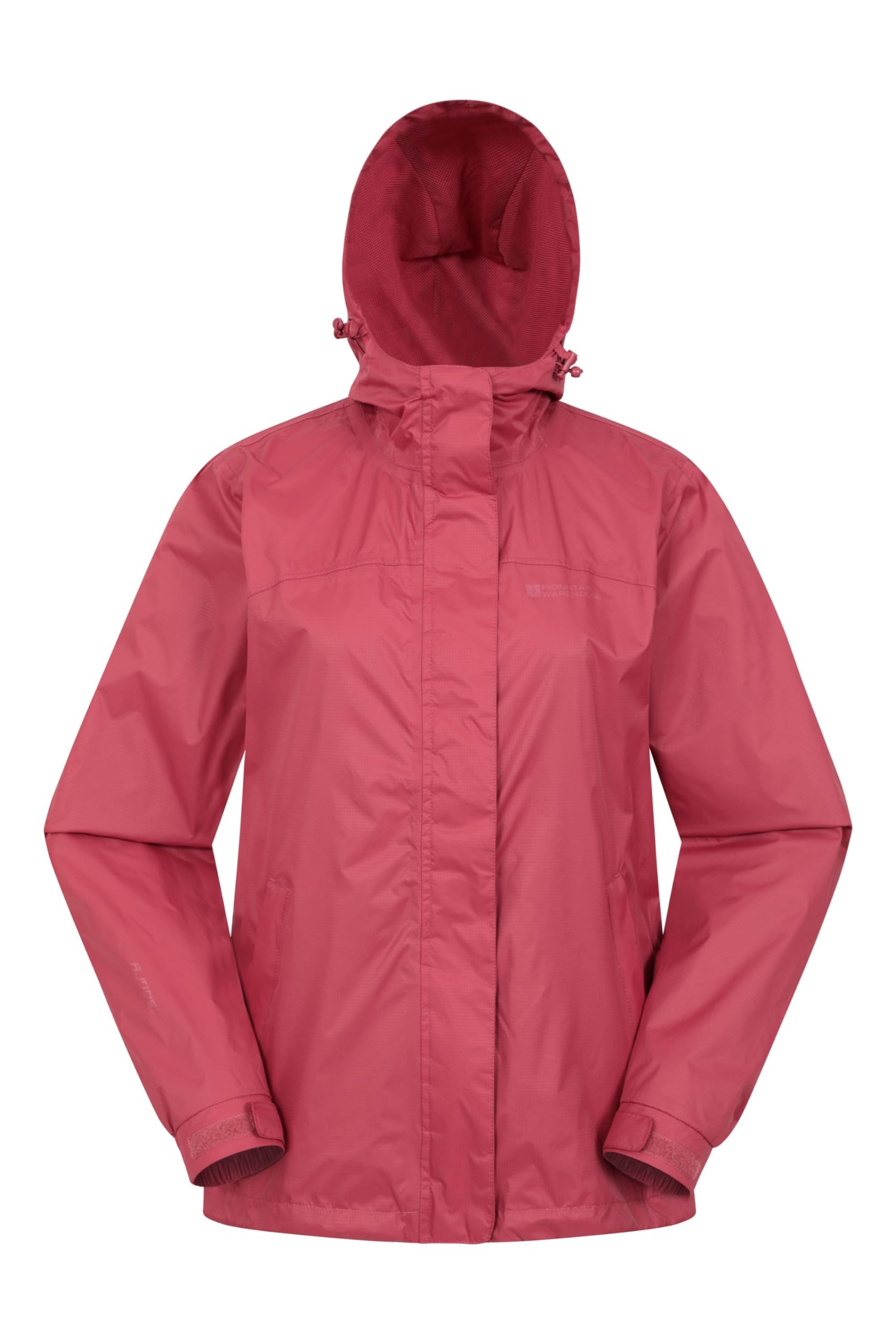 Mountain Warehouse Torrent Women's Waterproof Rain Jacket with Taped Seams - Lightweight Windproof Outdoor Jacket for Hiking, Camping & Travel